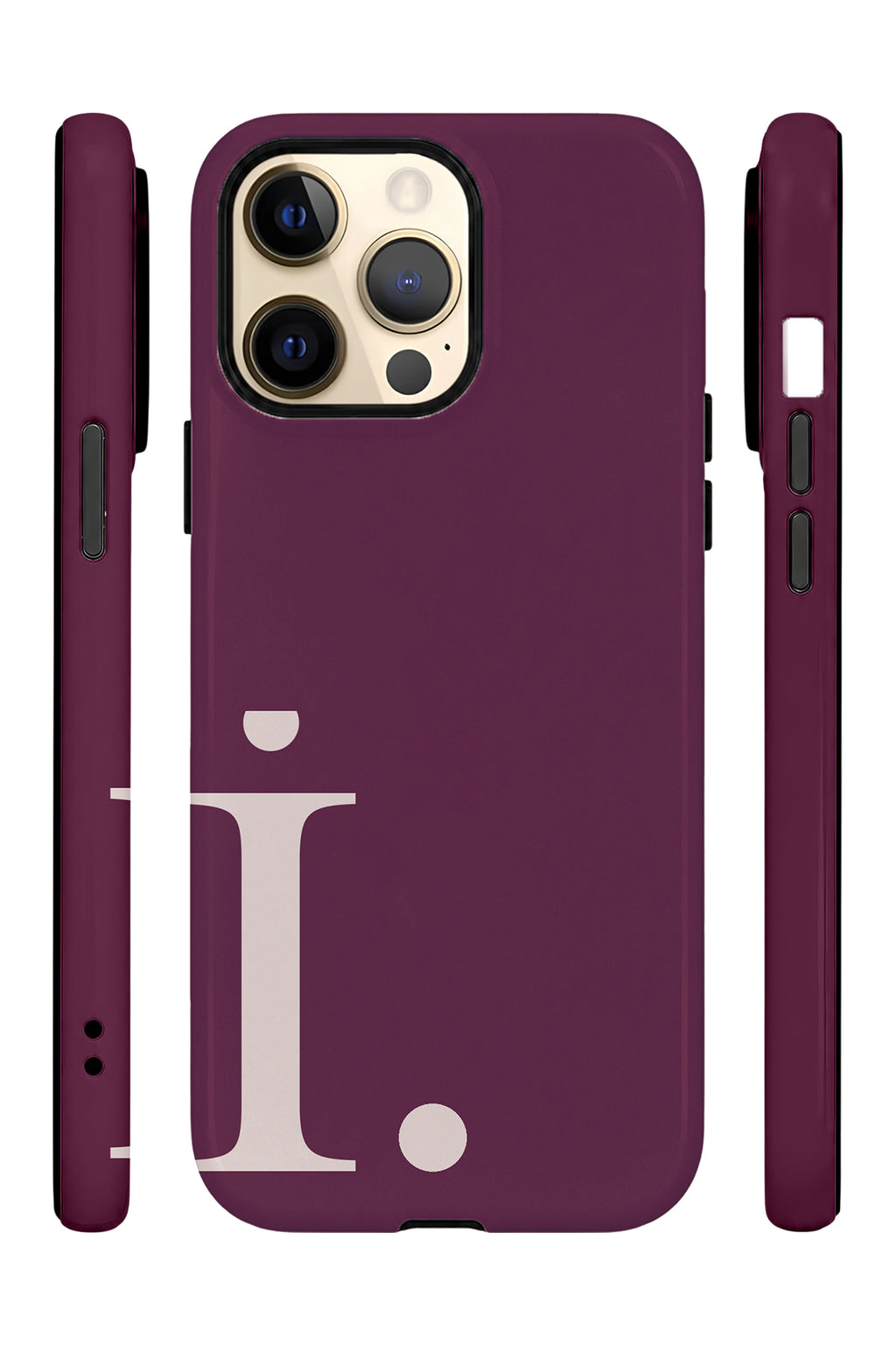 iPhone 13 Pro Max Vorian Wine Blush İ - Yan