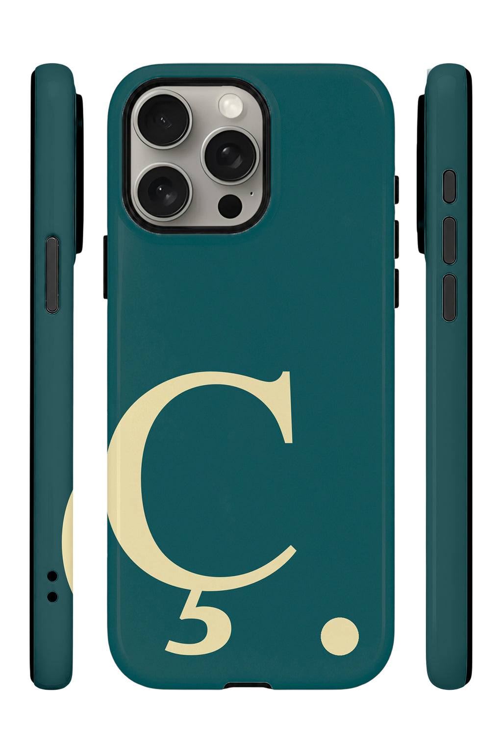 iPhone 15 Pro Vorian Petrol Cream Ç - Yan