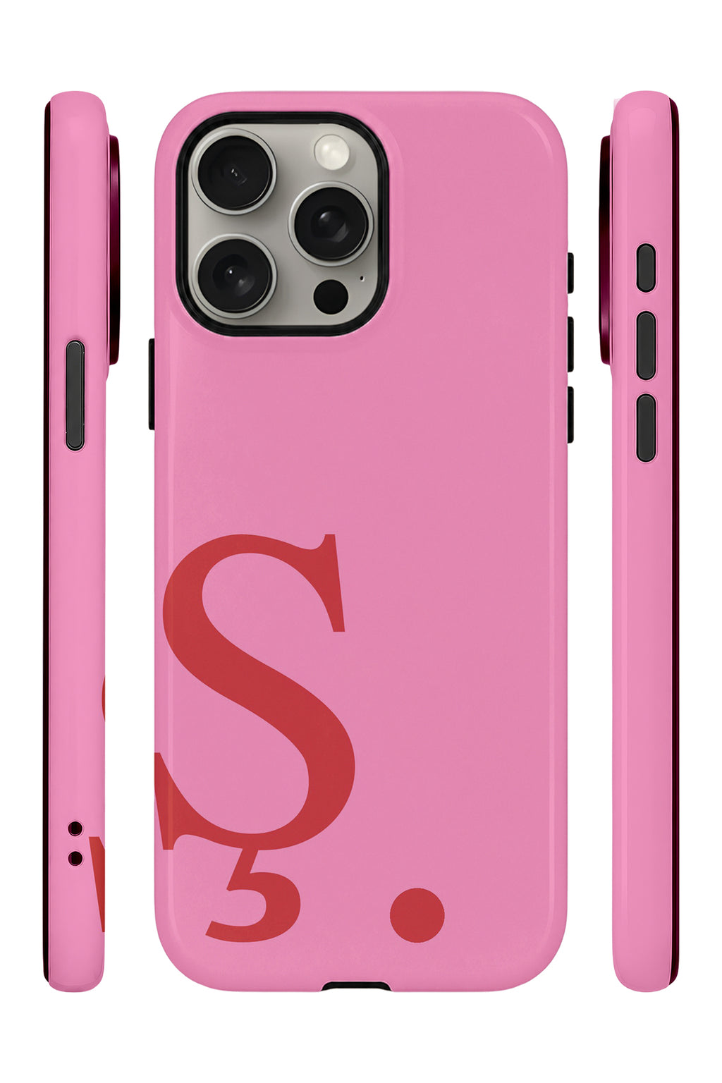 iPhone 15 Pro Max Vorian Poppy Pink Ş - Yan