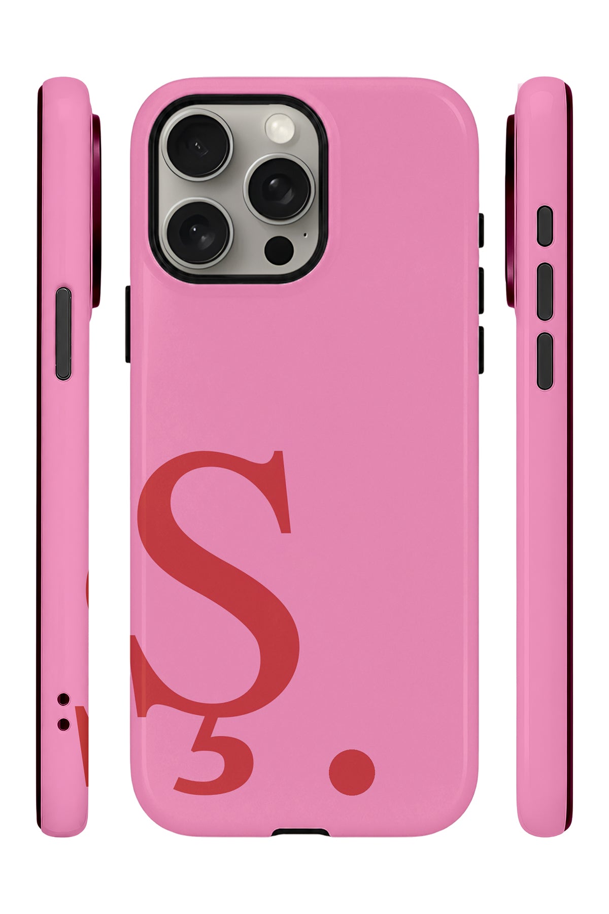 iPhone 15 Pro Max Vorian Poppy Pink Ş - Yan