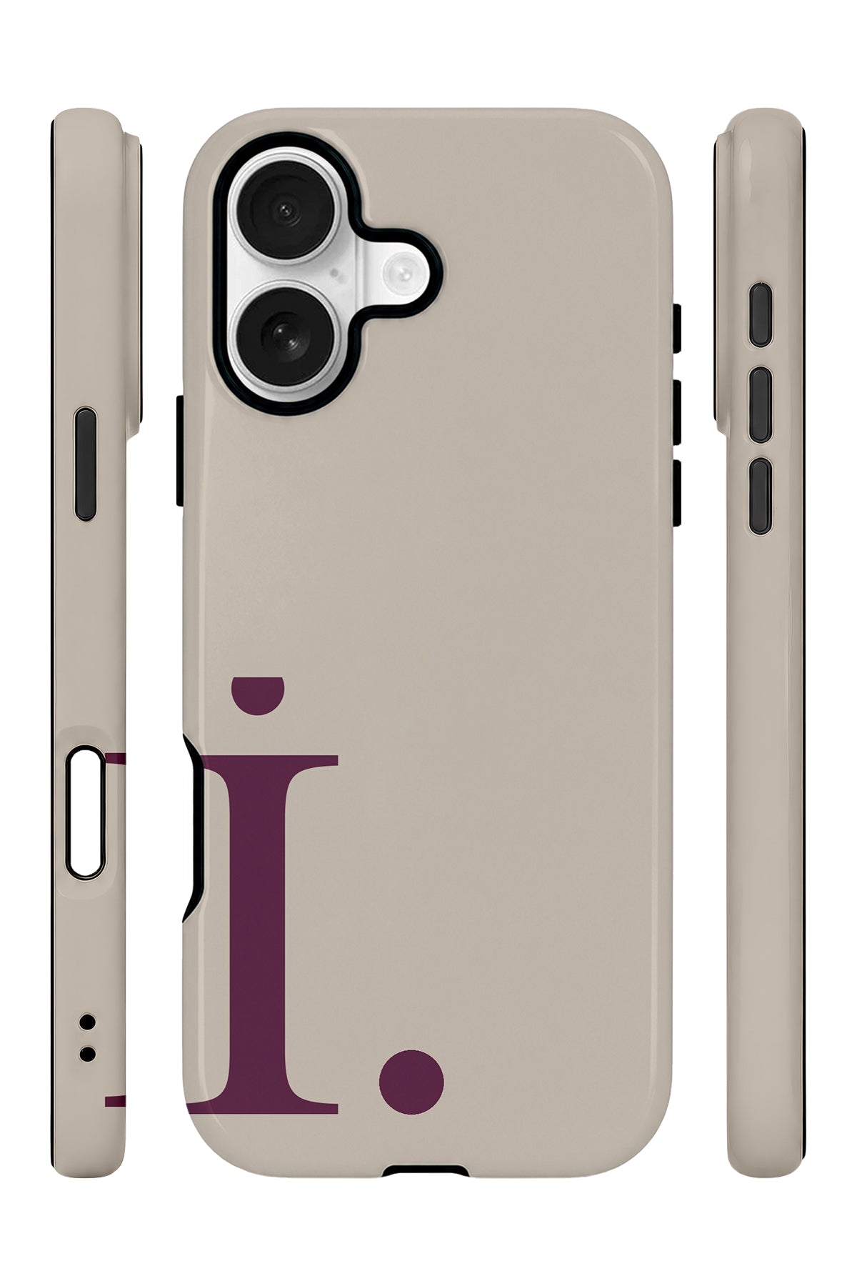 iPhone 16 Vorian Greige Wine İ - Yan
