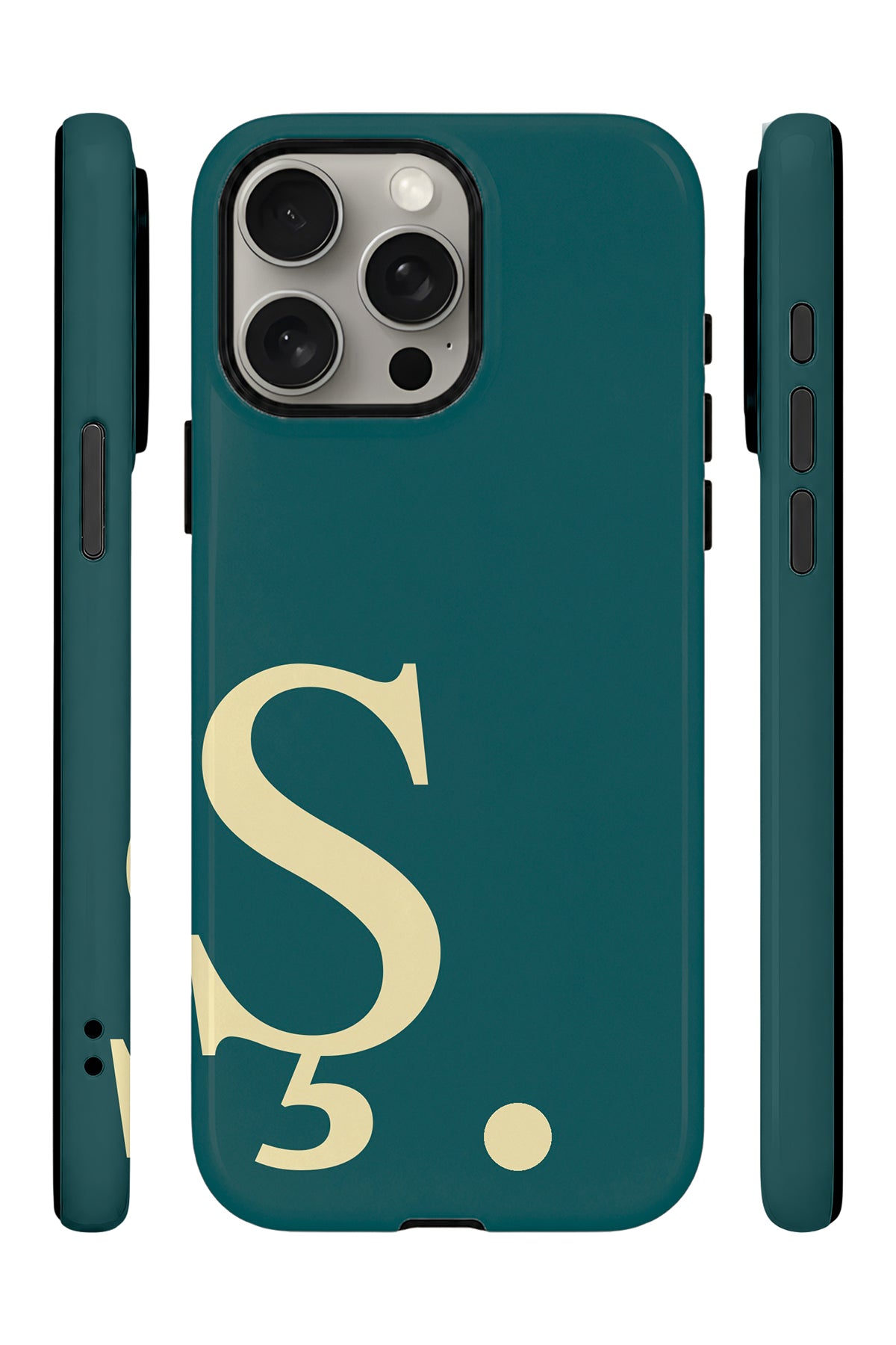 iPhone 15 Pro Vorian Petrol Cream Ş - Yan