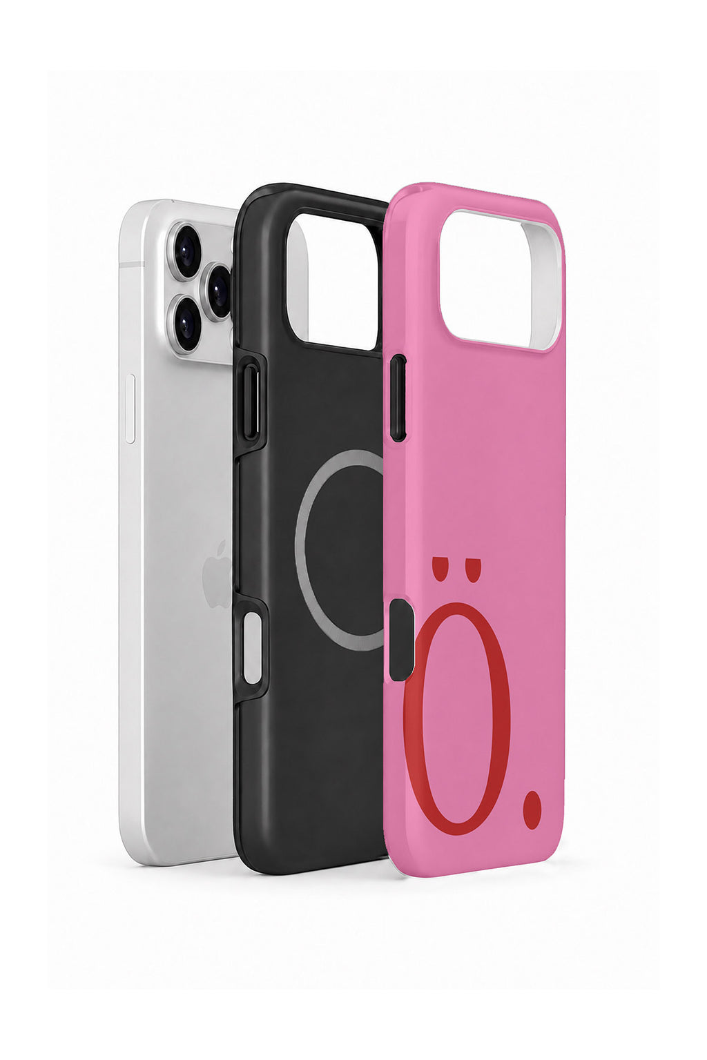 iPhone 18 Pro Vorian Poppy Pink Ö - MagSafe Katmanlı