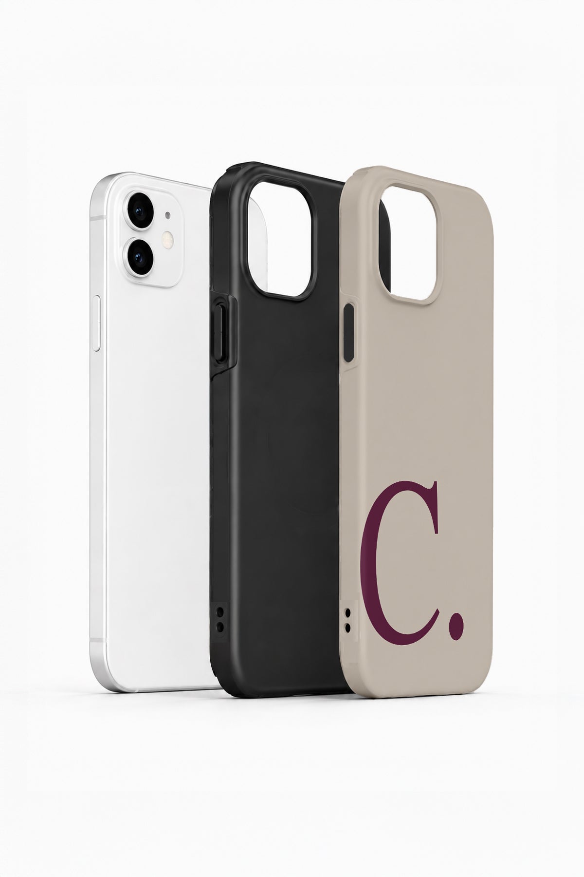 iPhone 12 Vorian Greige Wine C - Standart Katmanlı