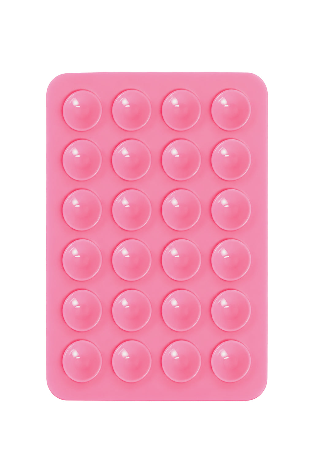 Telefon Arkası Vantuzlu Silikon Tutucu Sticker - Pembe ürün görseli