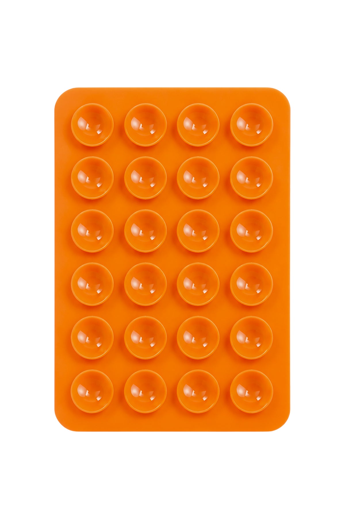 Telefon Arkası Vantuzlu Silikon Tutucu Sticker - Turuncu ürün görseli