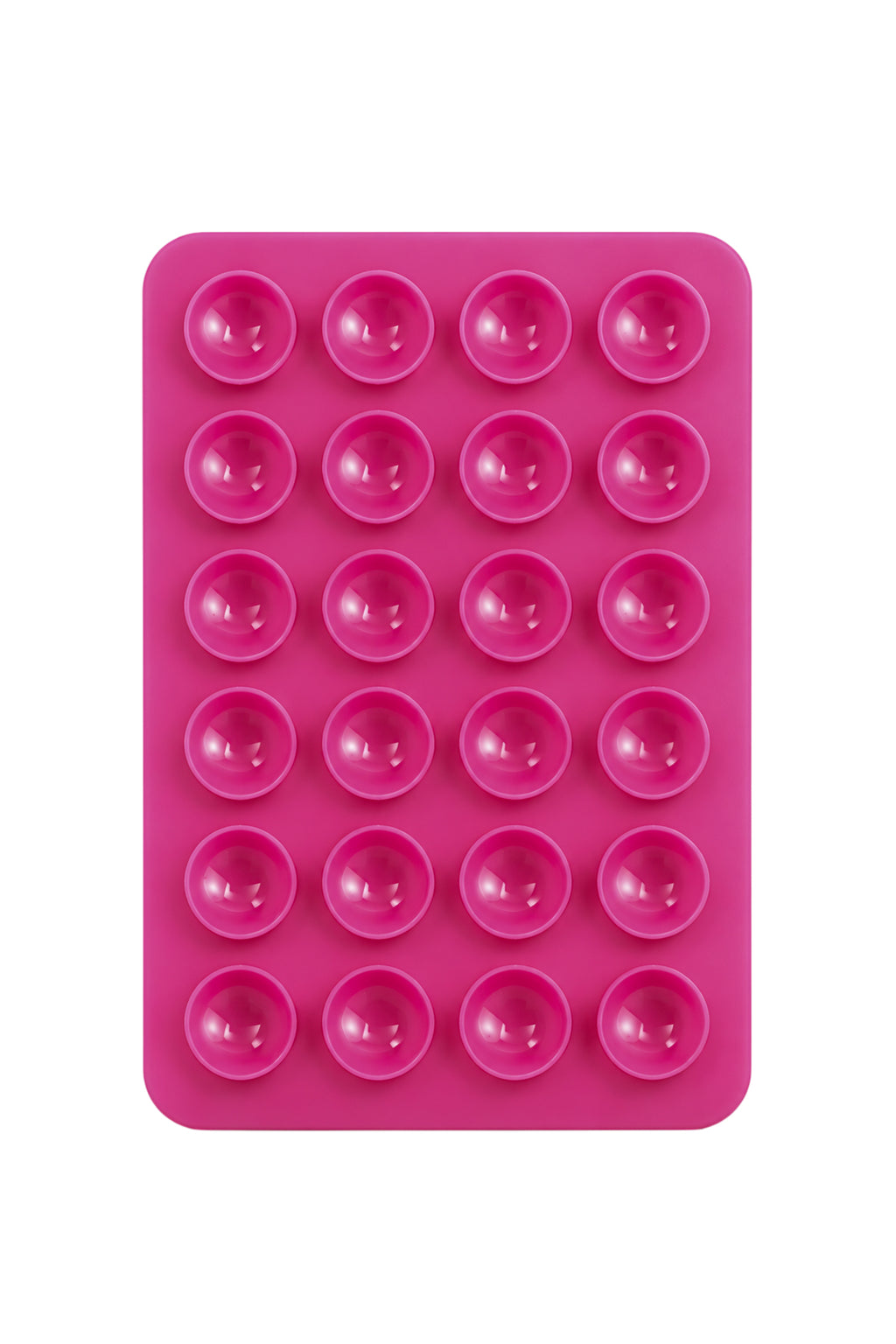Telefon Arkası Vantuzlu Silikon Tutucu Sticker - Fuşya ürün görseli