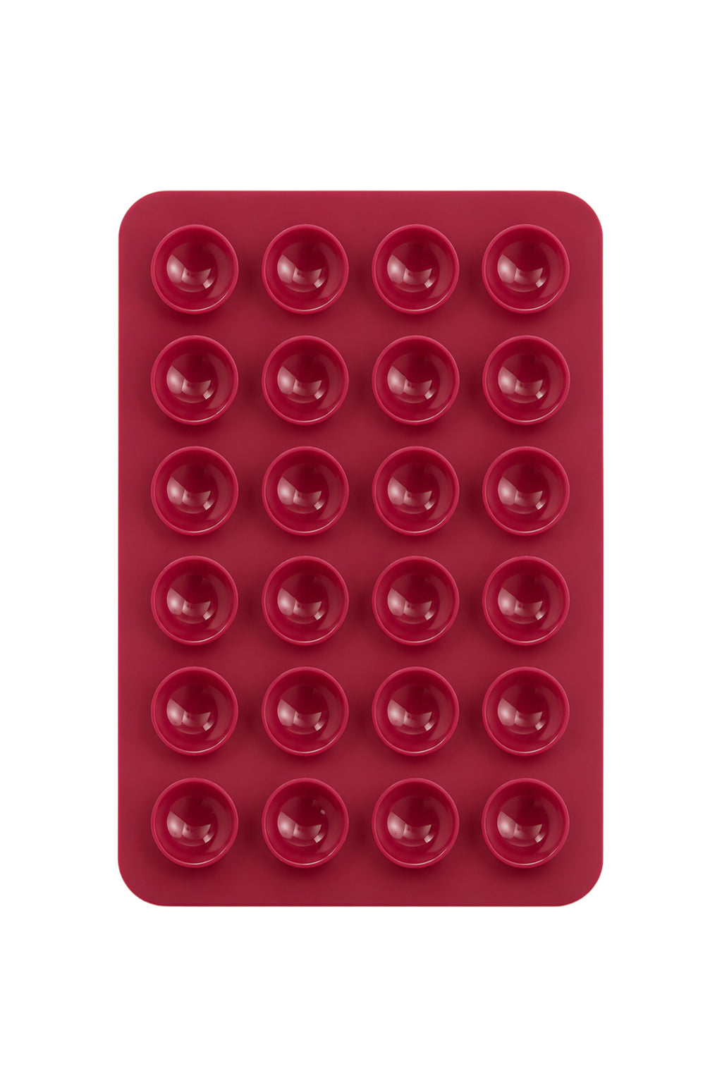 Telefon Arkası Vantuzlu Silikon Tutucu Sticker - Bordo ürün görseli