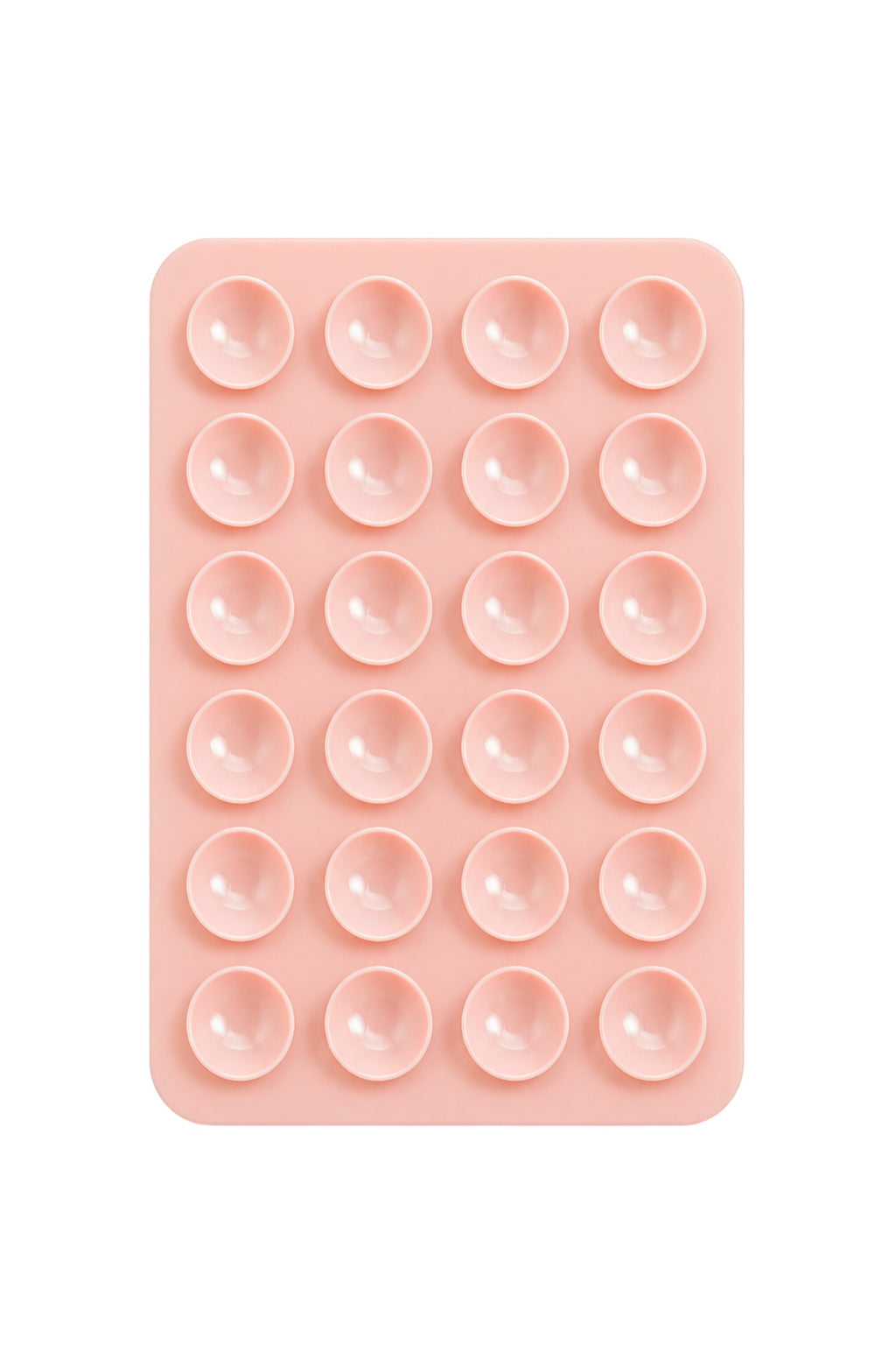 Telefon Arkası Vantuzlu Silikon Tutucu Sticker - Pudra Pembe ürün görseli