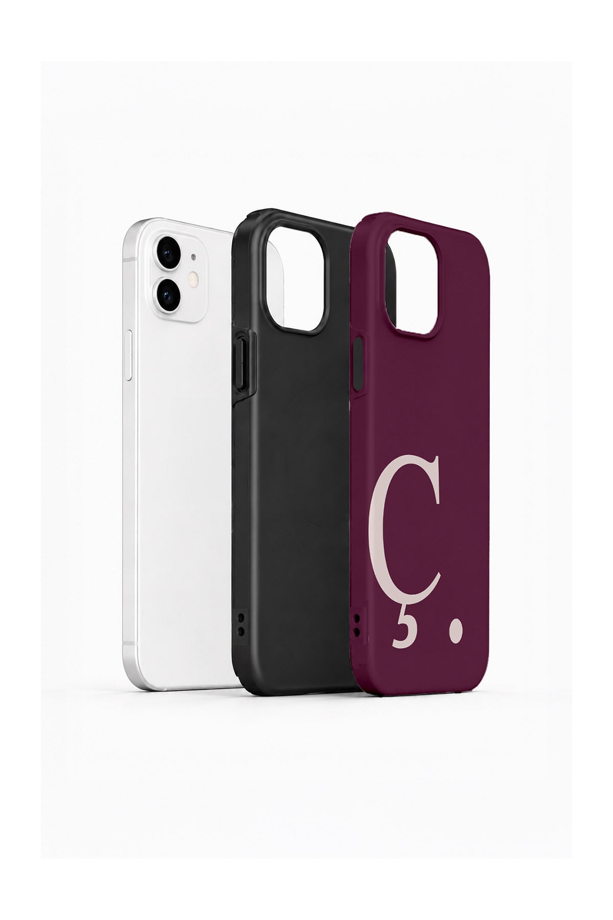 iPhone 12 Vorian Wine Blush Ç - Standart Katmanlı