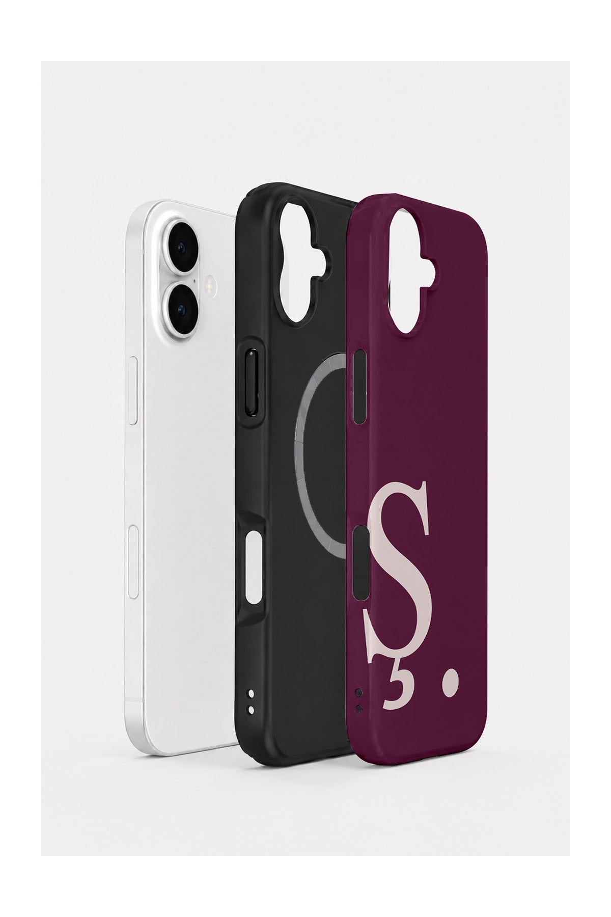 iPhone 16 Plus Vorian Wine Blush Ş - MagSafe Katmanlı