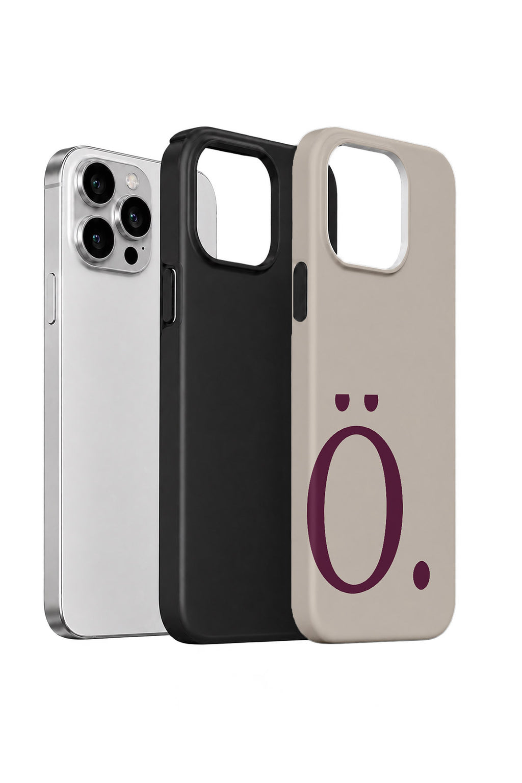 iPhone 14 Pro Max Vorian Greige Wine Ö - Standart Katmanlı
