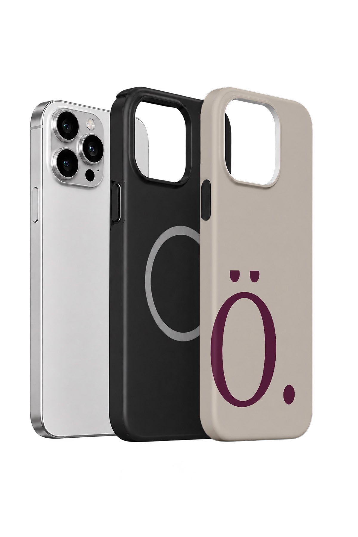iPhone 13 Pro Max Vorian Greige Wine Ö - MagSafe Katmanlı