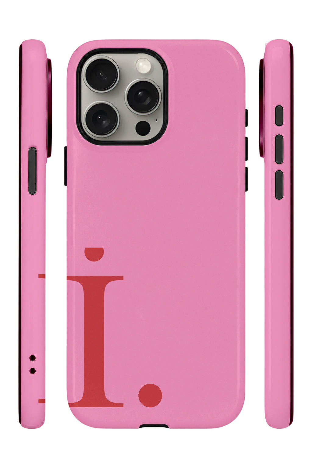 iPhone 15 Pro Max Vorian Poppy Pink İ - Yan