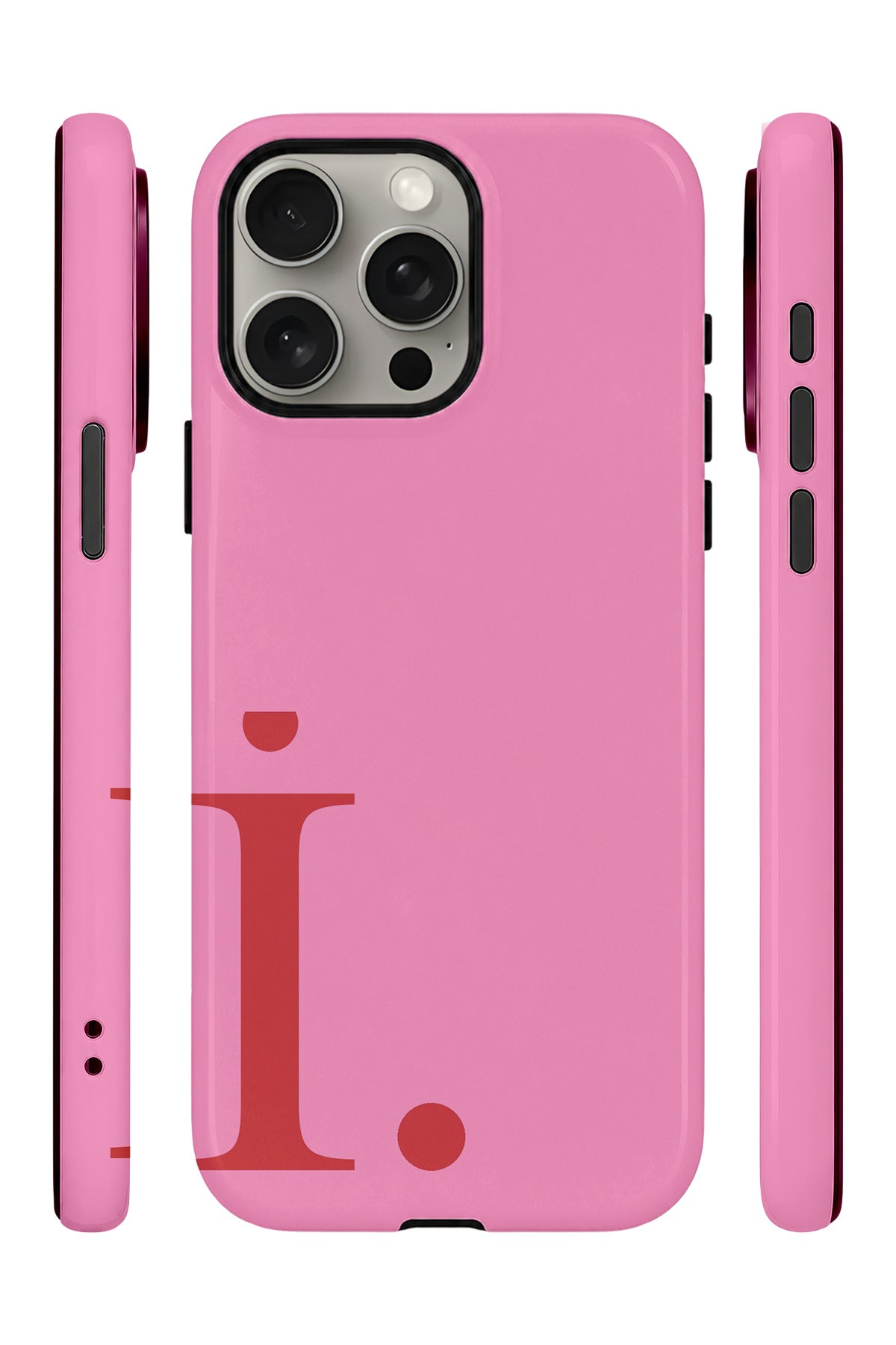 iPhone 15 Pro Max Vorian Poppy Pink İ - Yan