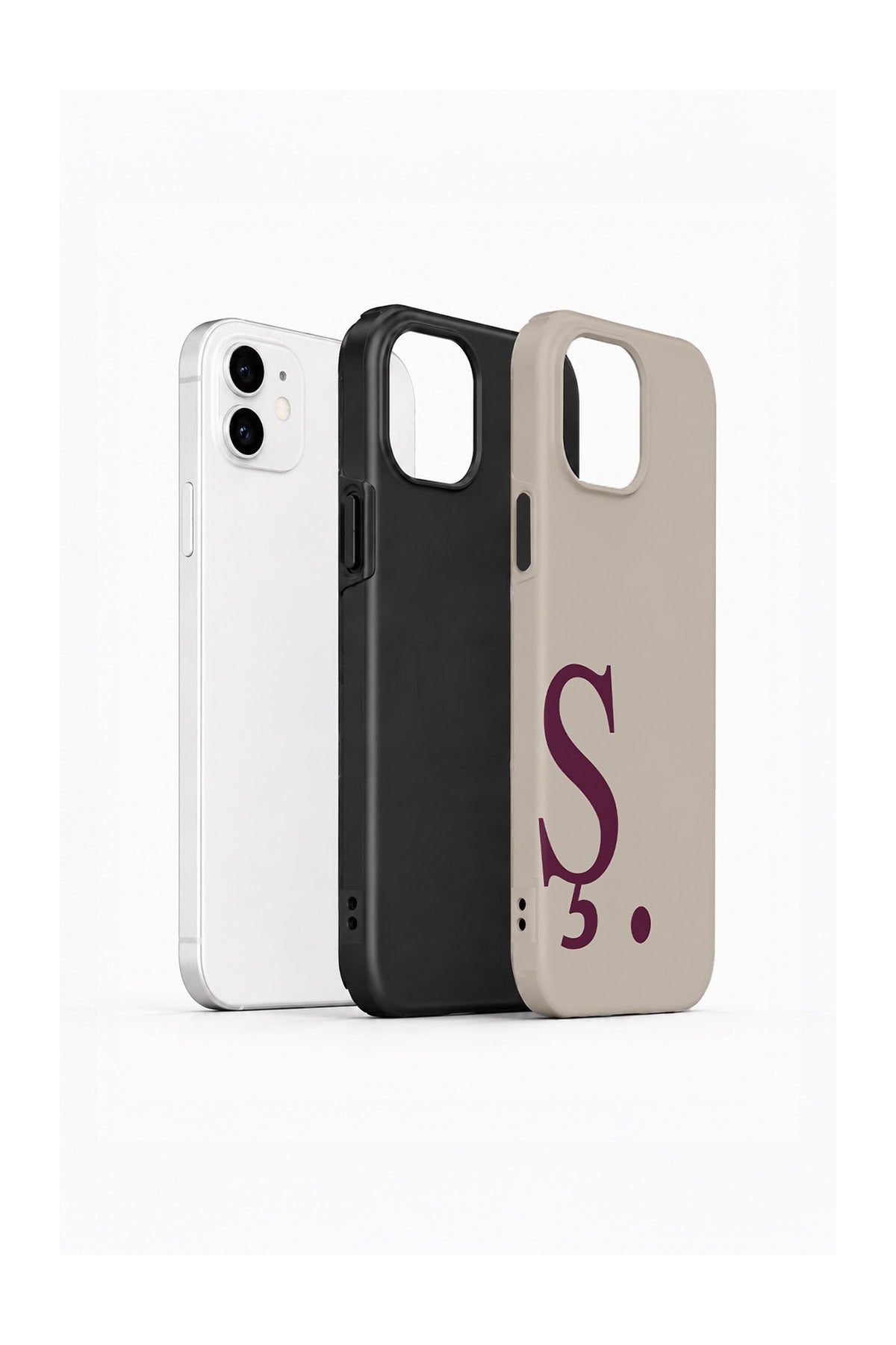 iPhone 12 Vorian Greige Wine Ş - Standart Katmanlı