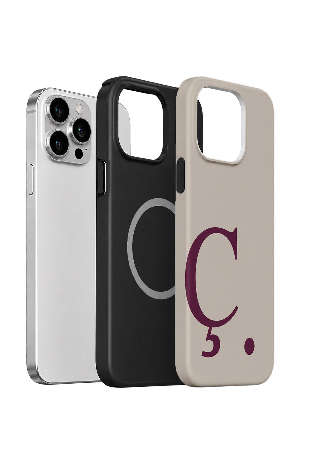 iPhone 13 Pro Vorian Greige Wine Ç - MagSafe Katmanlı