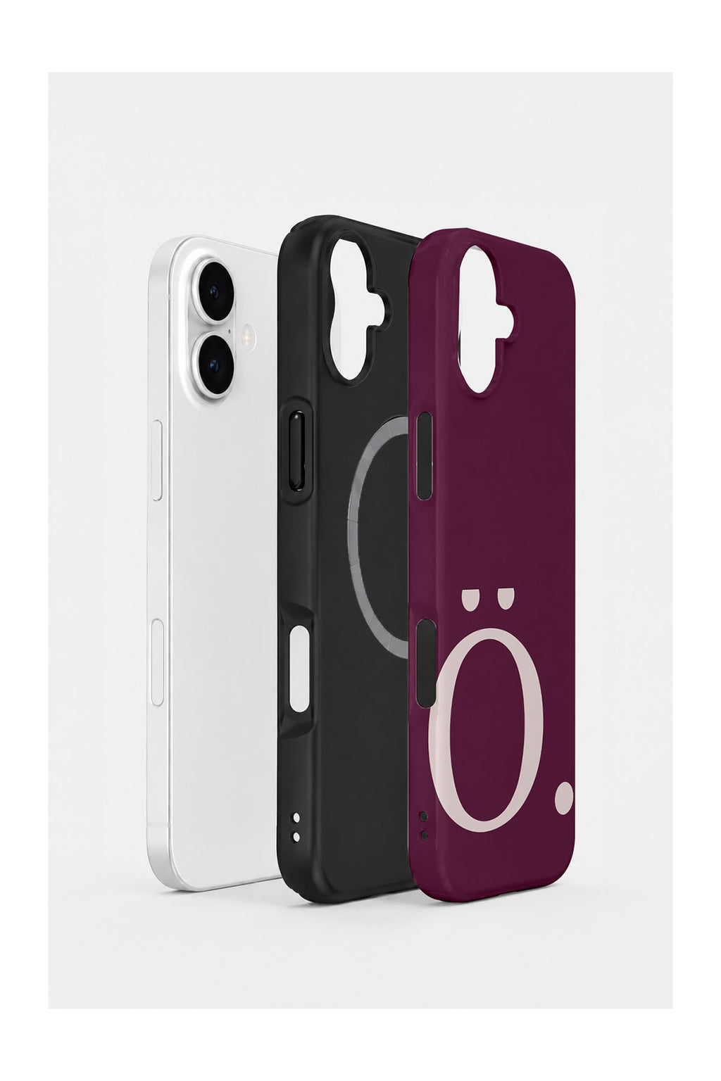 iPhone 16 Vorian Wine Blush Ö - MagSafe Katmanlı