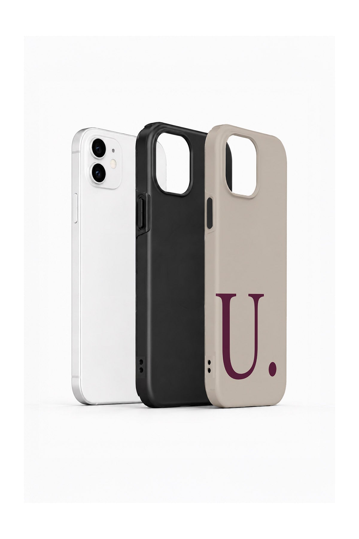 iPhone 12 Vorian Greige Wine U - Standart Katmanlı