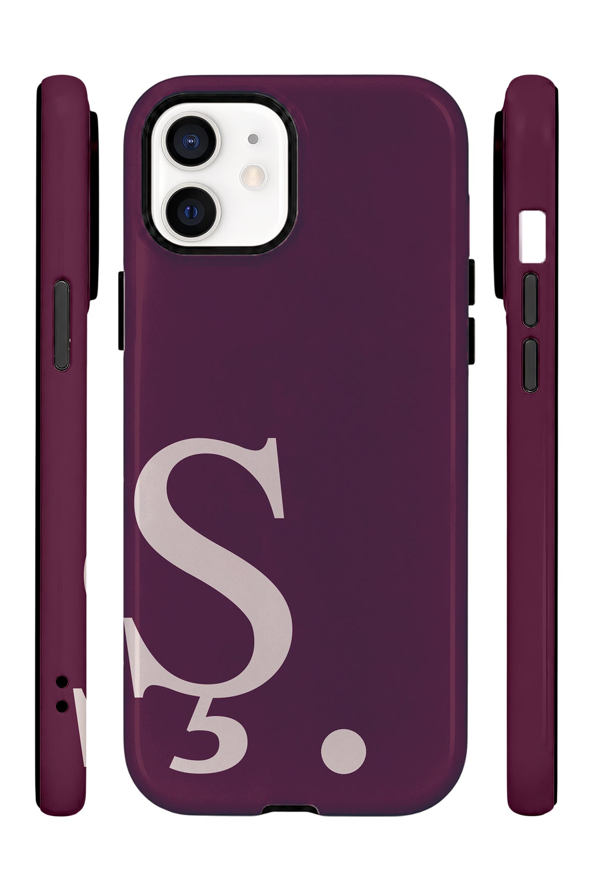 iPhone 12 Vorian Wine Blush Ş - Yan