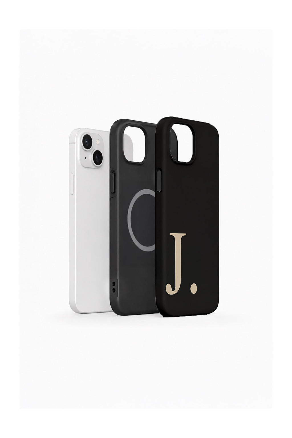 iPhone 15 Vorian Noir Beige J - MagSafe Katmanlı