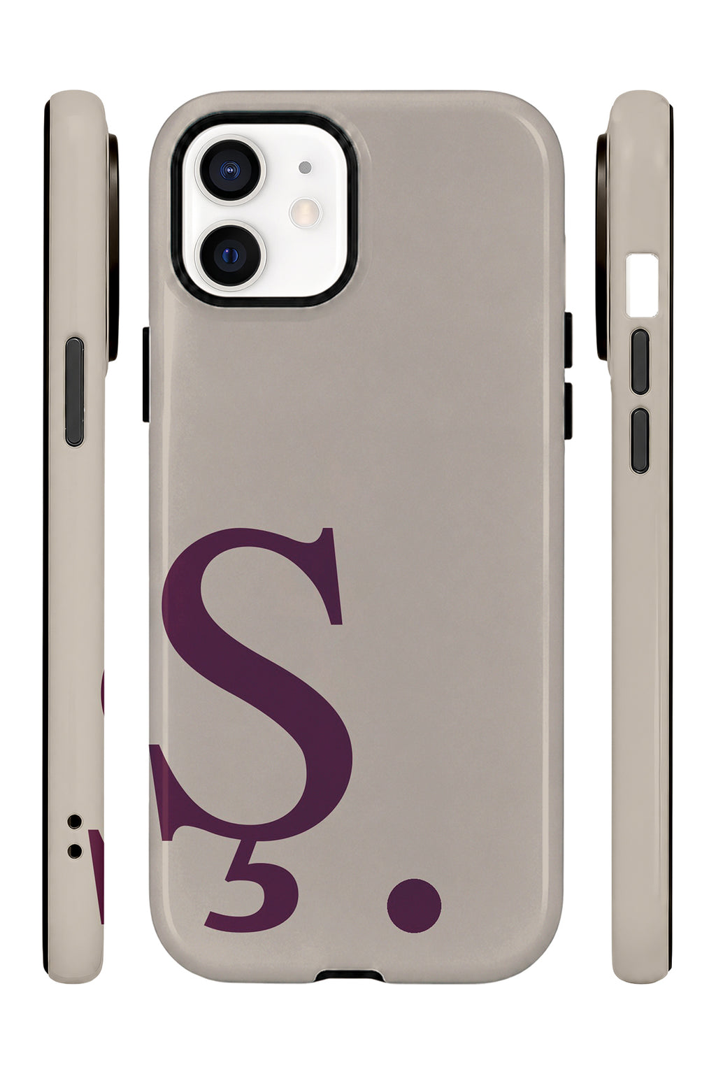 iPhone 12 Vorian Greige Wine Ş - Yan