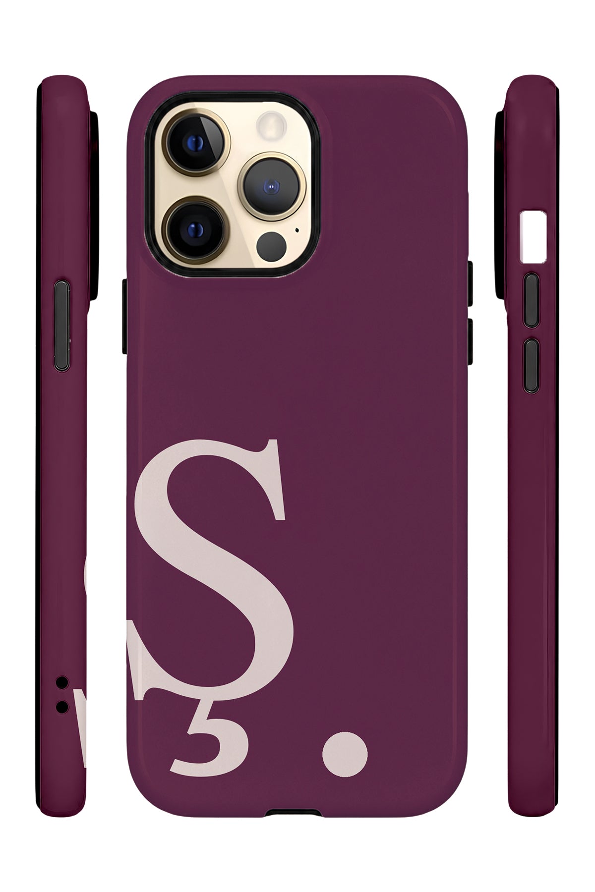 iPhone 12 Pro Vorian Wine Blush Ş - Yan