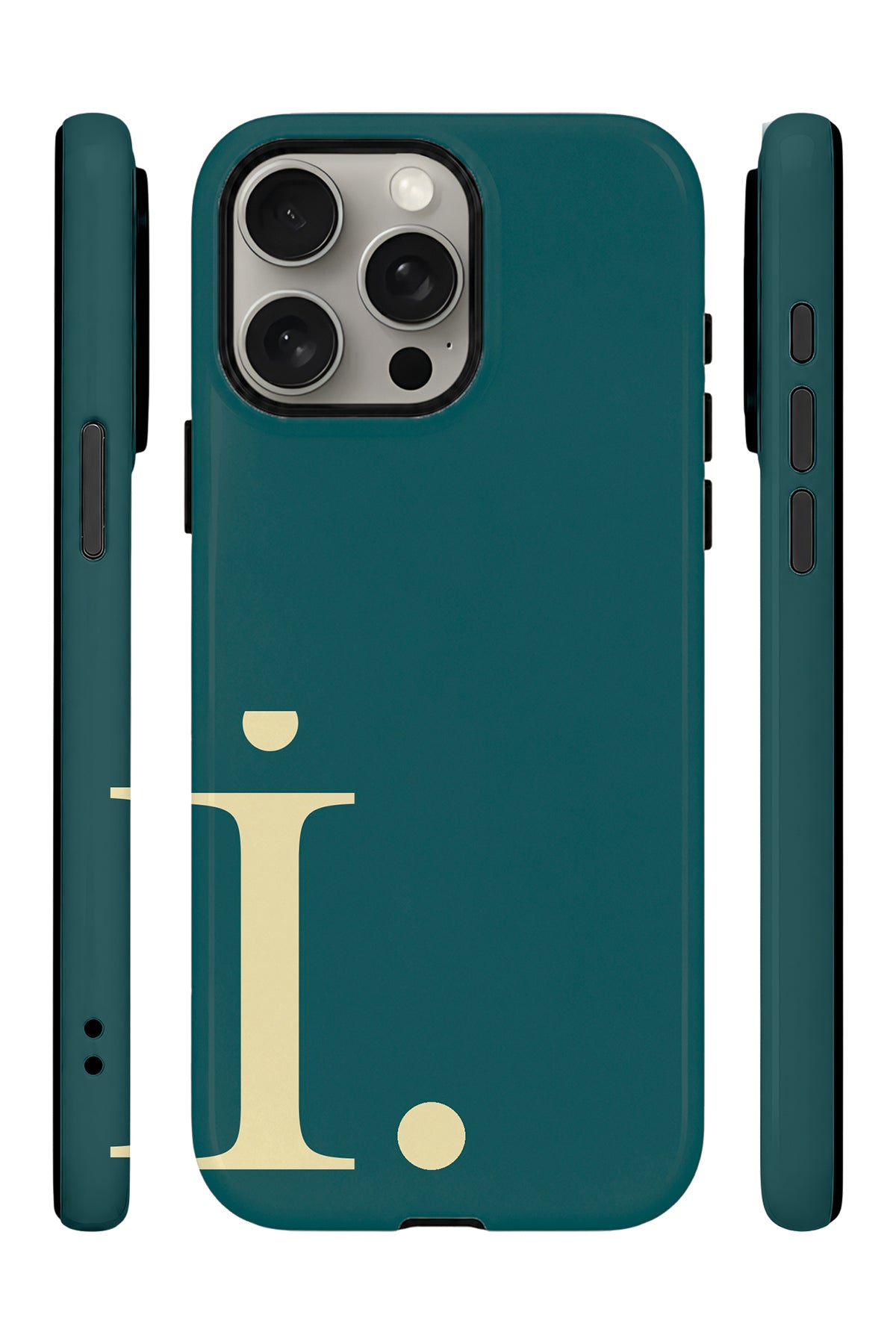iPhone 15 Pro Vorian Petrol Cream İ - Yan