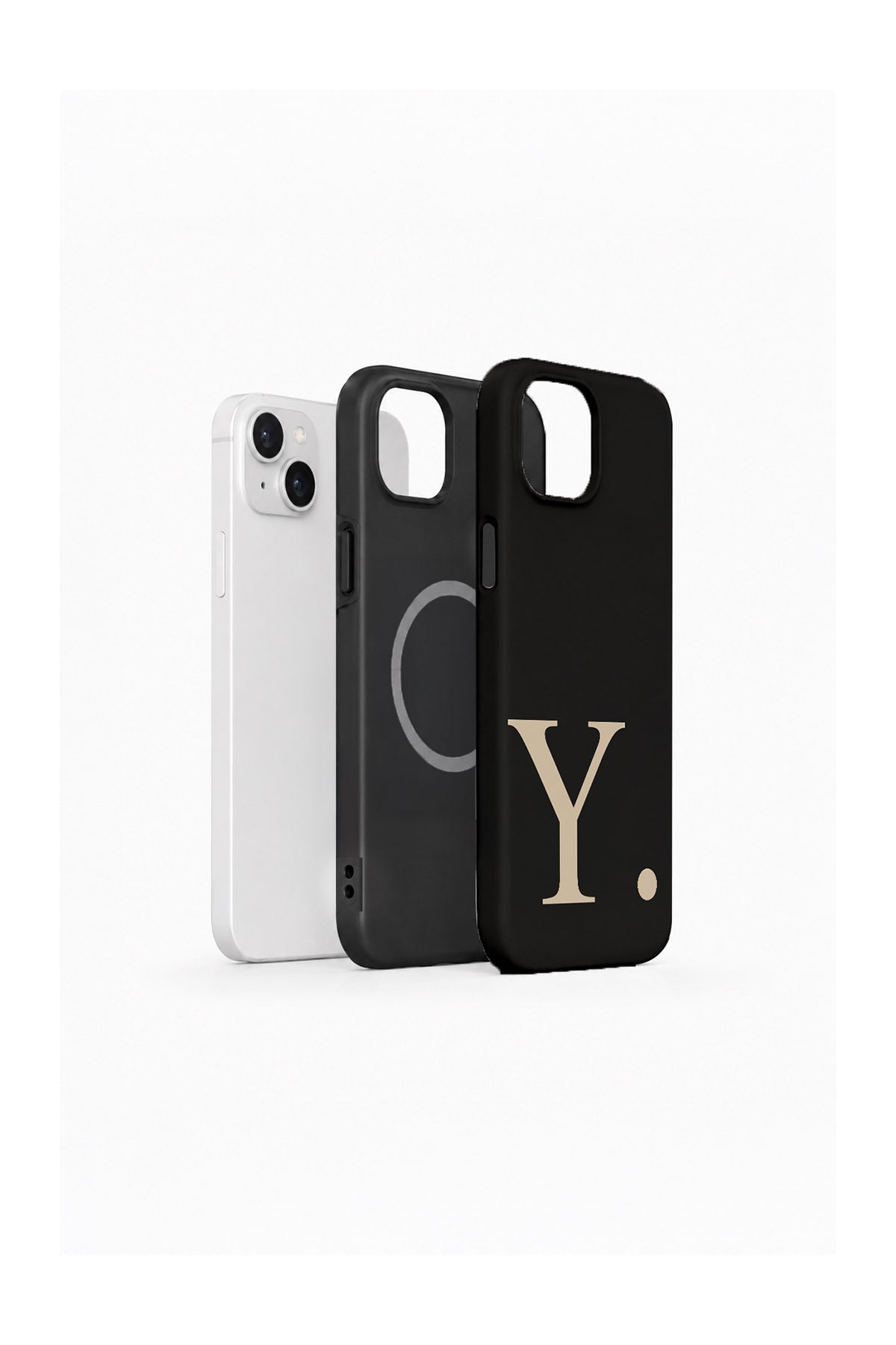 iPhone 14 Vorian Noir Beige Y - MagSafe Katmanlı