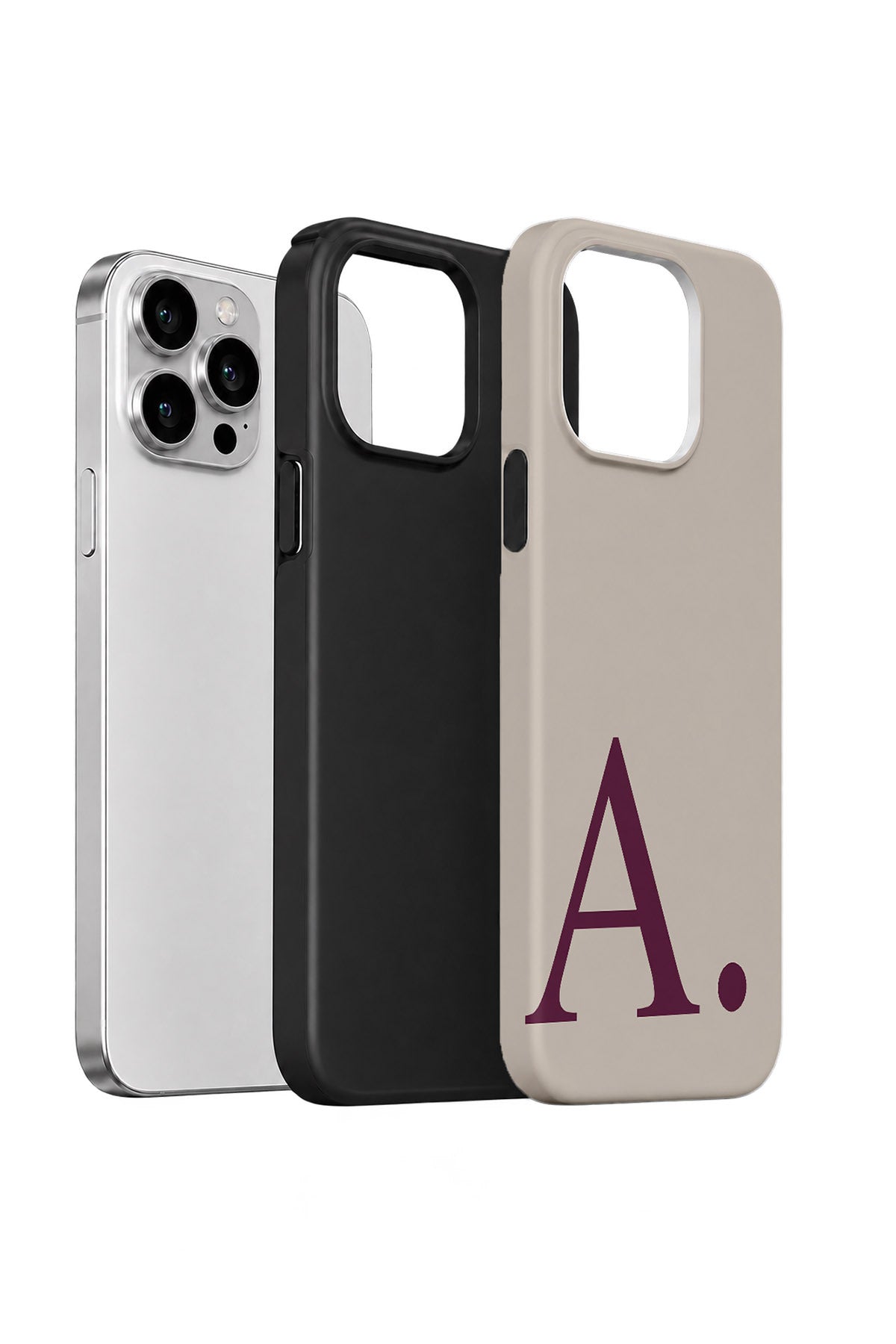 iPhone 14 Pro Max Vorian Greige Wine A - Standart Katmanlı
