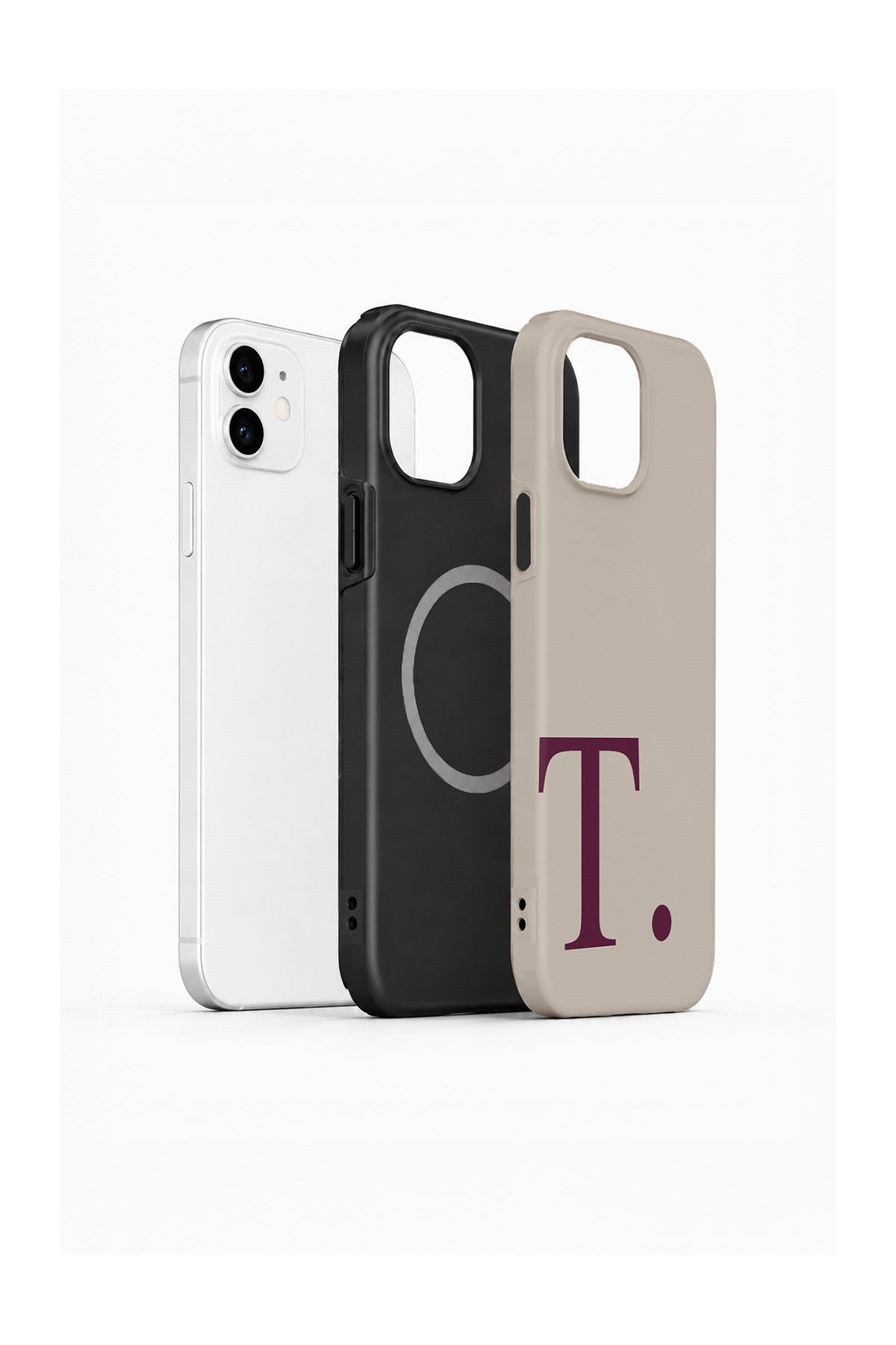 iPhone 12 Vorian Greige Wine T - MagSafe Katmanlı