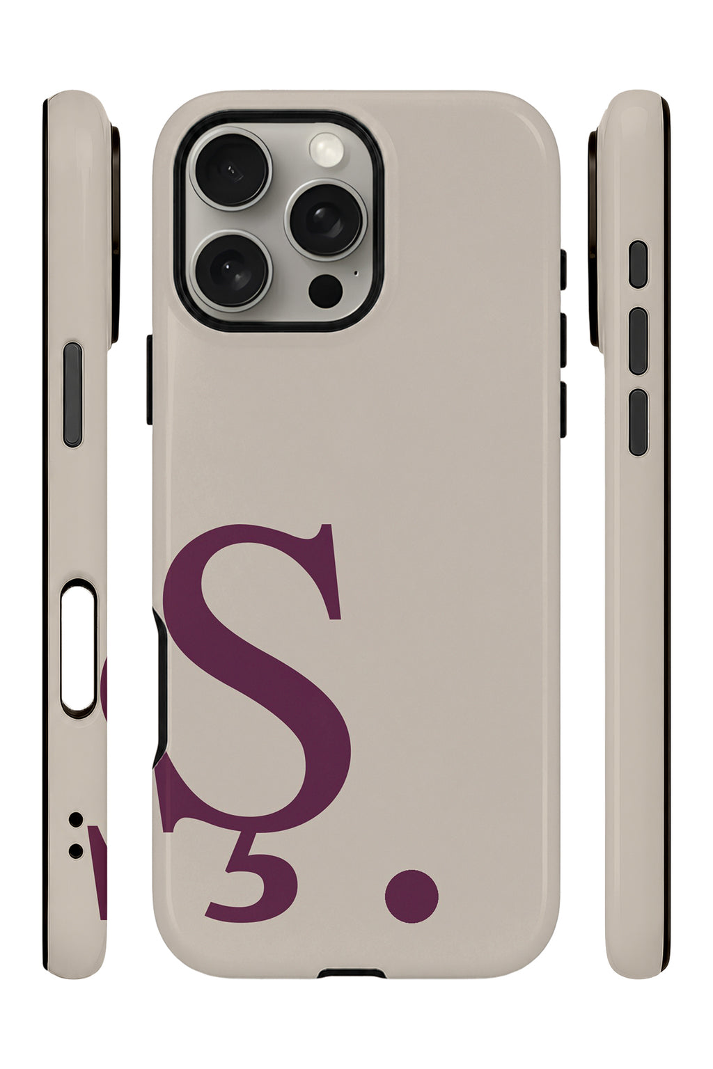 iPhone 16 Pro Max Vorian Greige Wine Ş - Yan