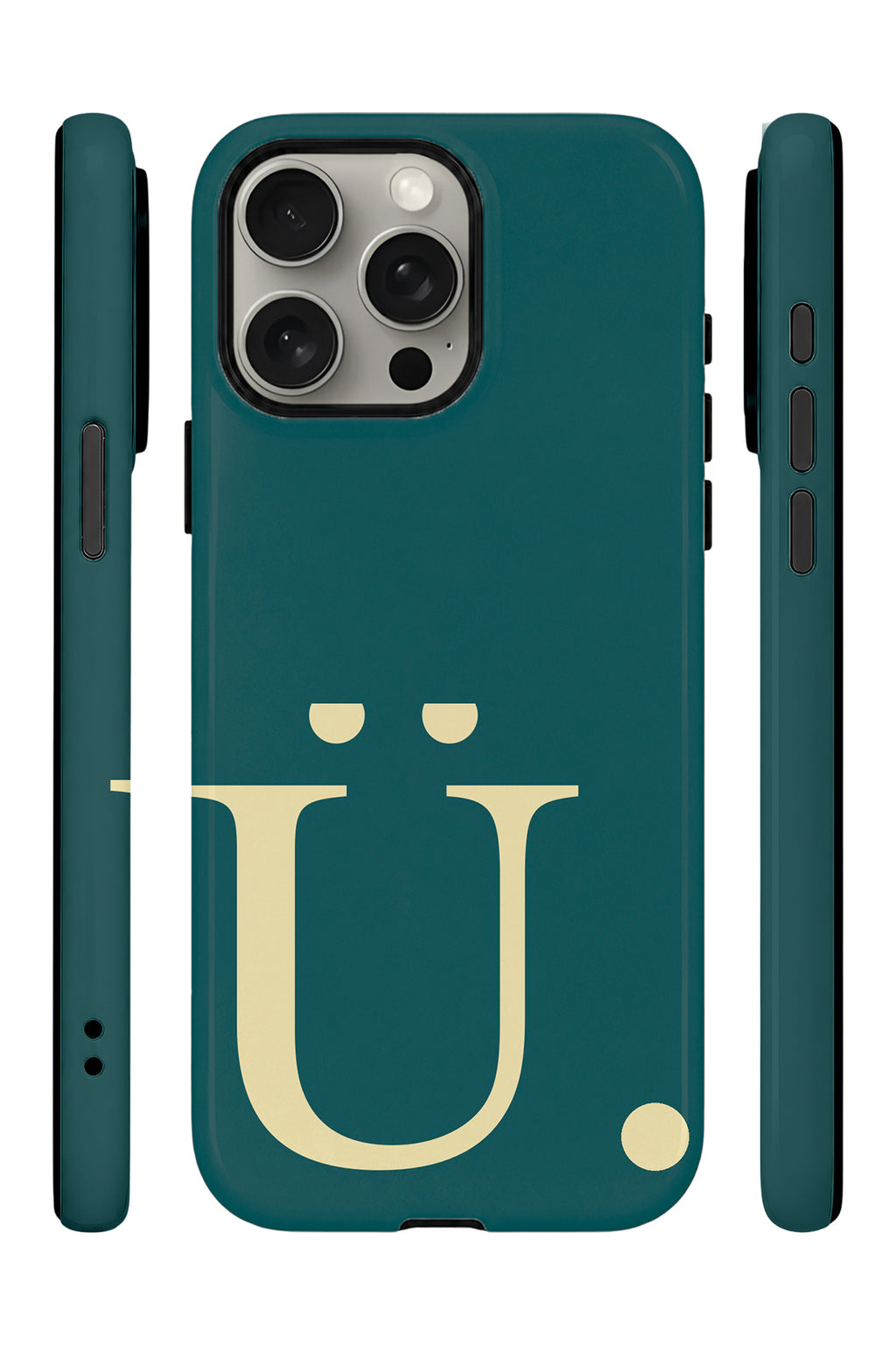 iPhone 15 Pro Vorian Petrol Cream Ü - Yan