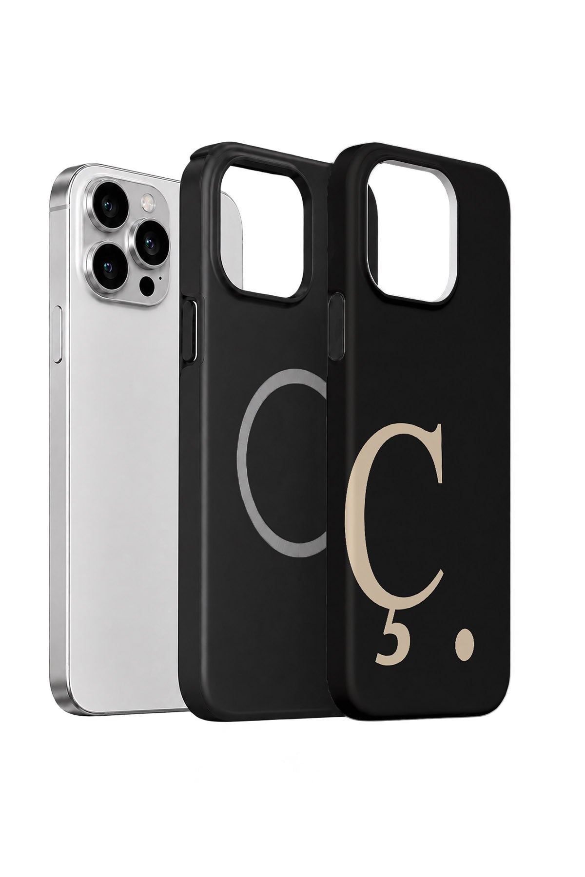 iPhone 12 Pro Vorian Noir Beige Ç - MagSafe Katmanlı