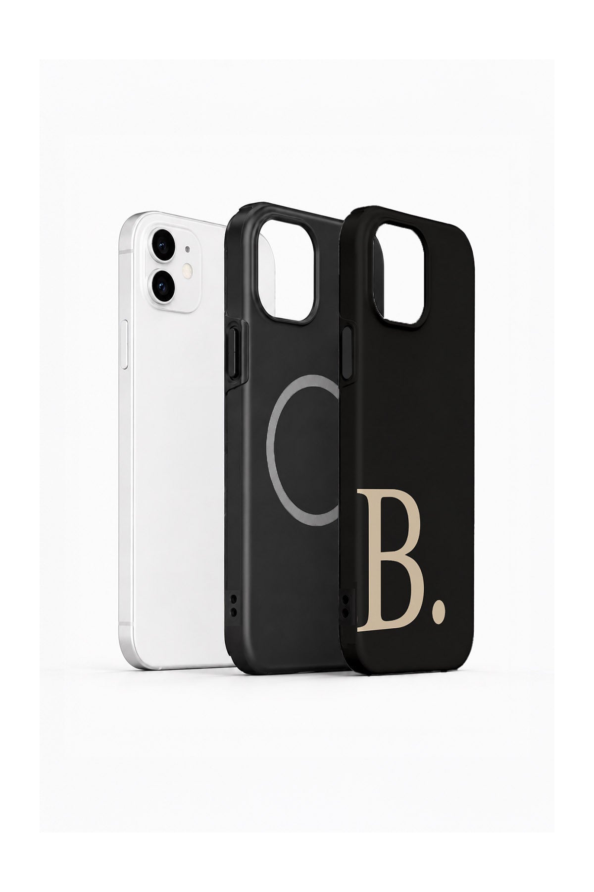 iPhone 12 Vorian Noir Beige B - MagSafe Katmanlı