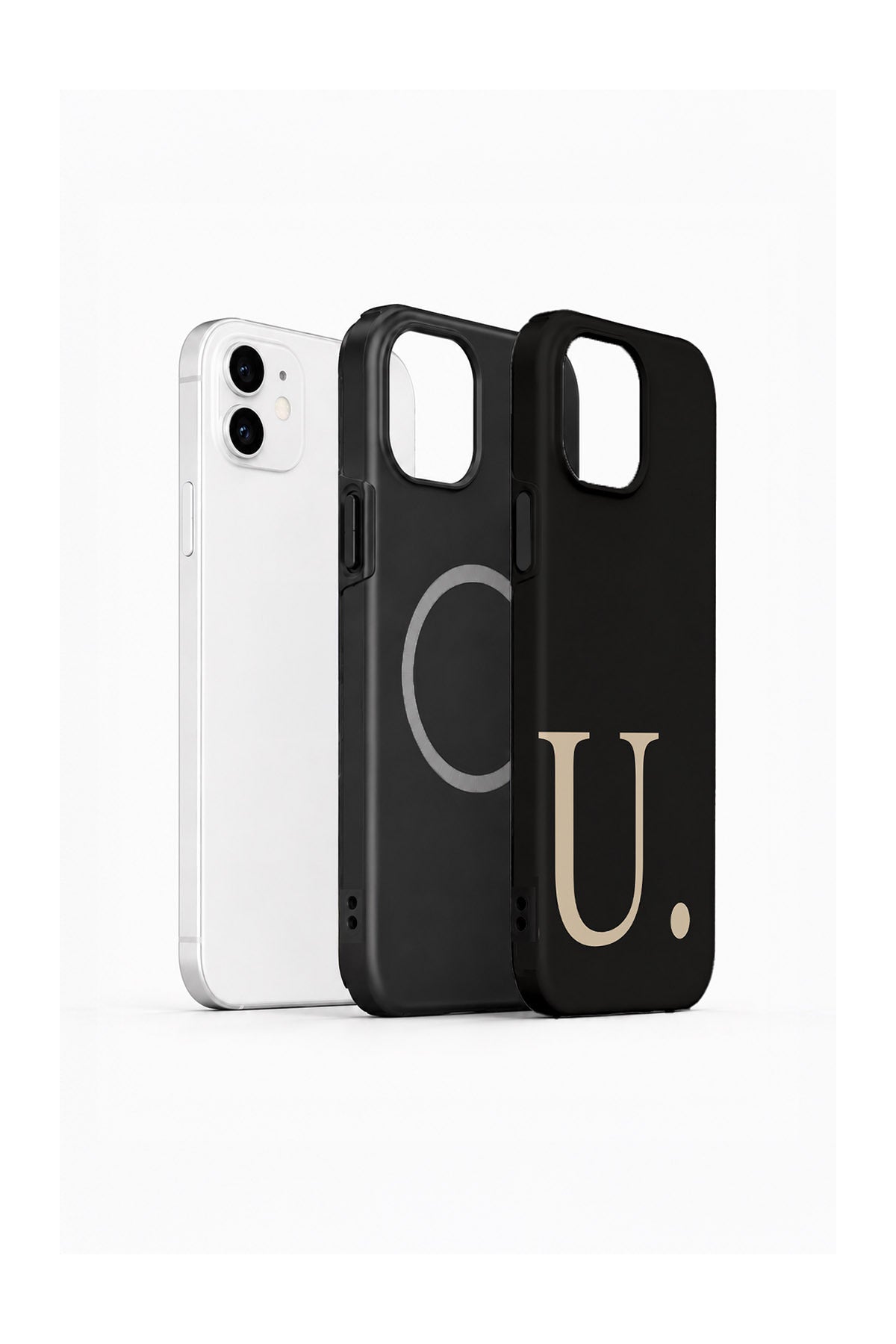 iPhone 12 Vorian Noir Beige U - MagSafe Katmanlı