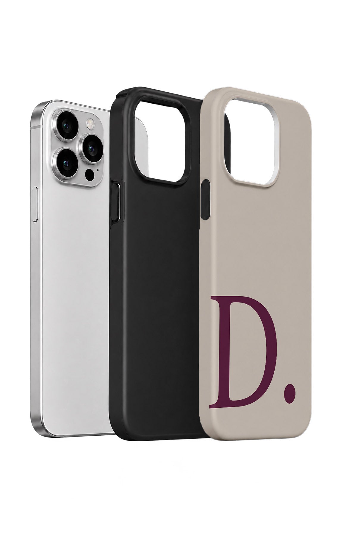 iPhone 15 Pro Vorian Greige Wine D - Standart Katmanlı