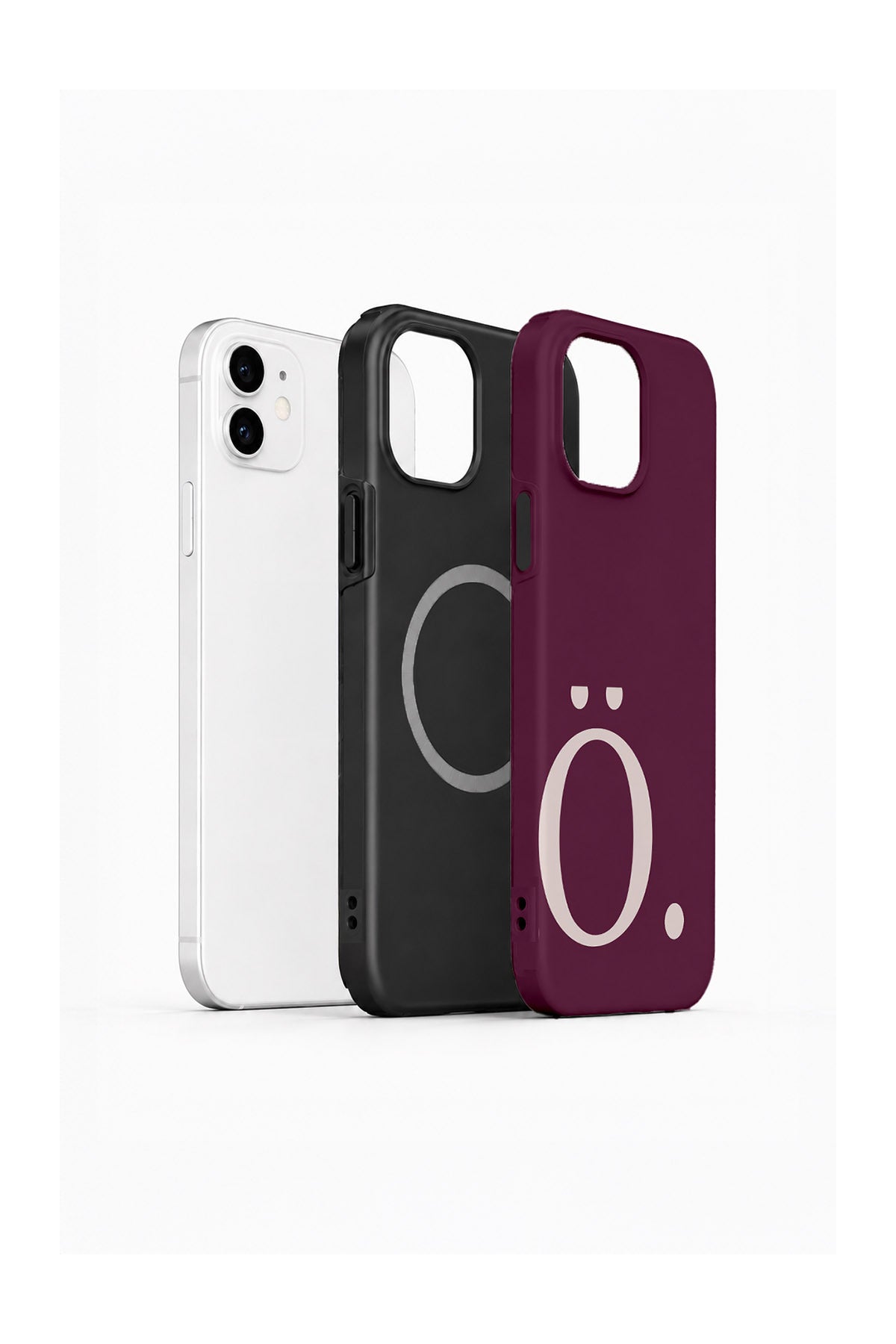 iPhone 12 Vorian Wine Blush Ö - MagSafe Katmanlı