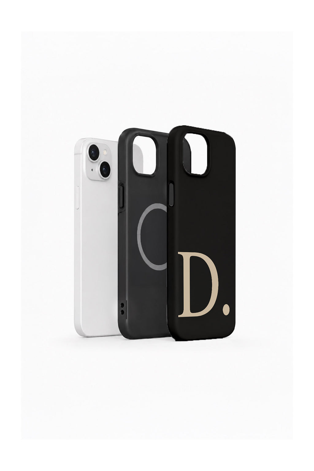 iPhone 14 Vorian Noir Beige D - MagSafe Katmanlı