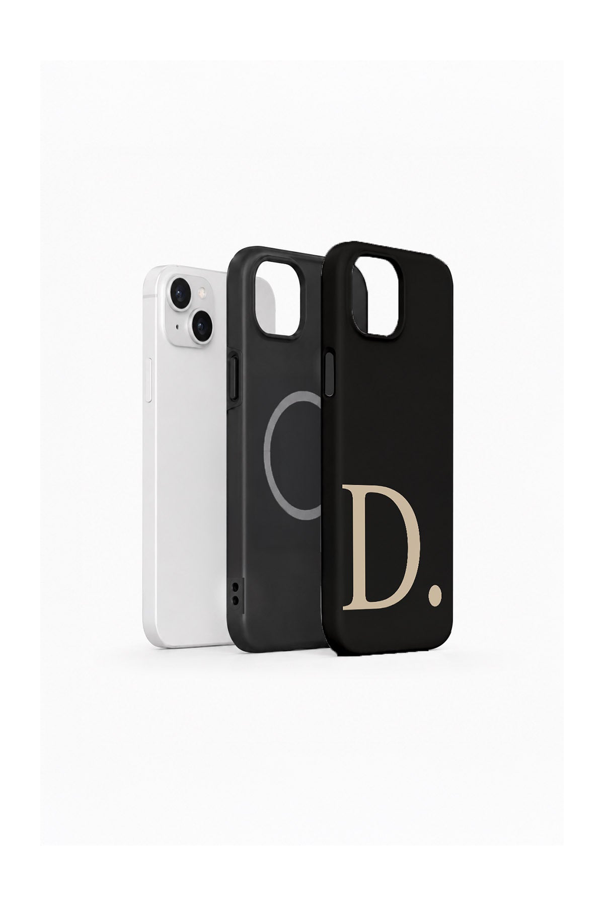 iPhone 14 Vorian Noir Beige D - MagSafe Katmanlı