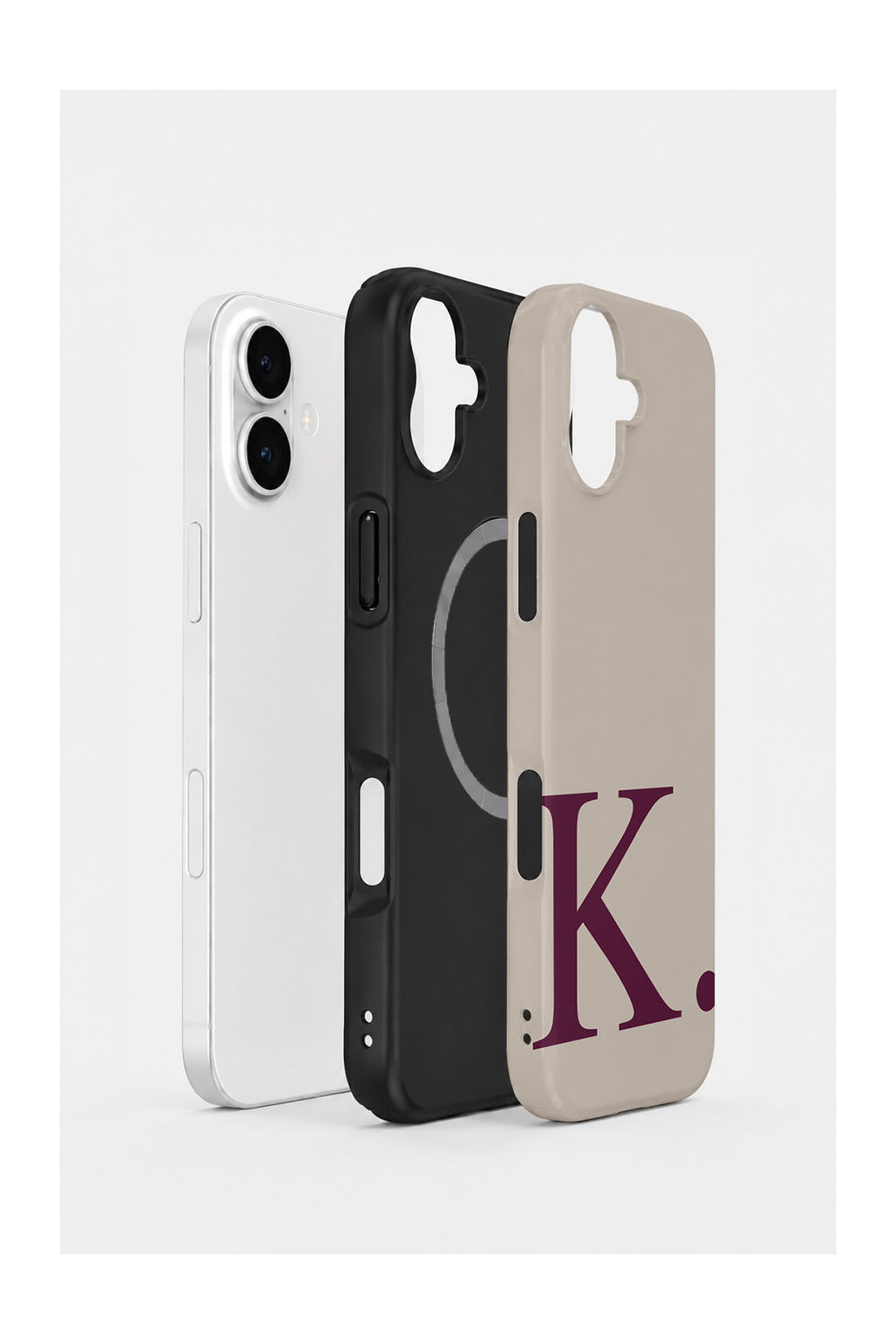 iPhone 16 Vorian Greige Wine K - MagSafe Katmanlı