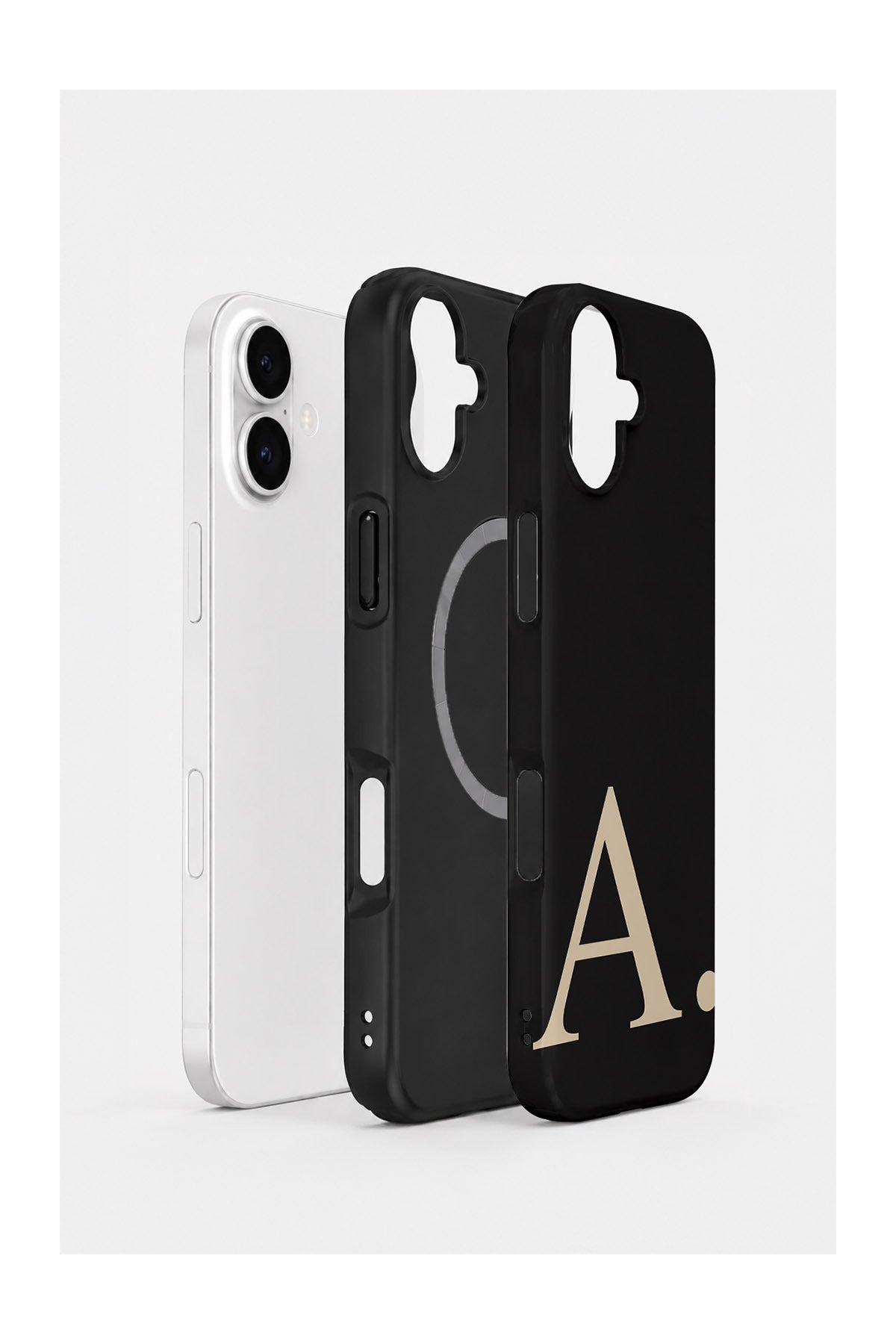 iPhone 16 Vorian Noir Beige A - MagSafe Katmanlı