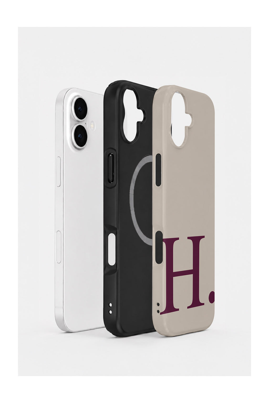 iPhone 16 Plus Vorian Greige Wine H - MagSafe Katmanlı