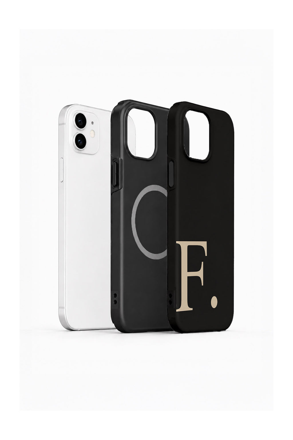 iPhone 12 Vorian Noir Beige F - MagSafe Katmanlı