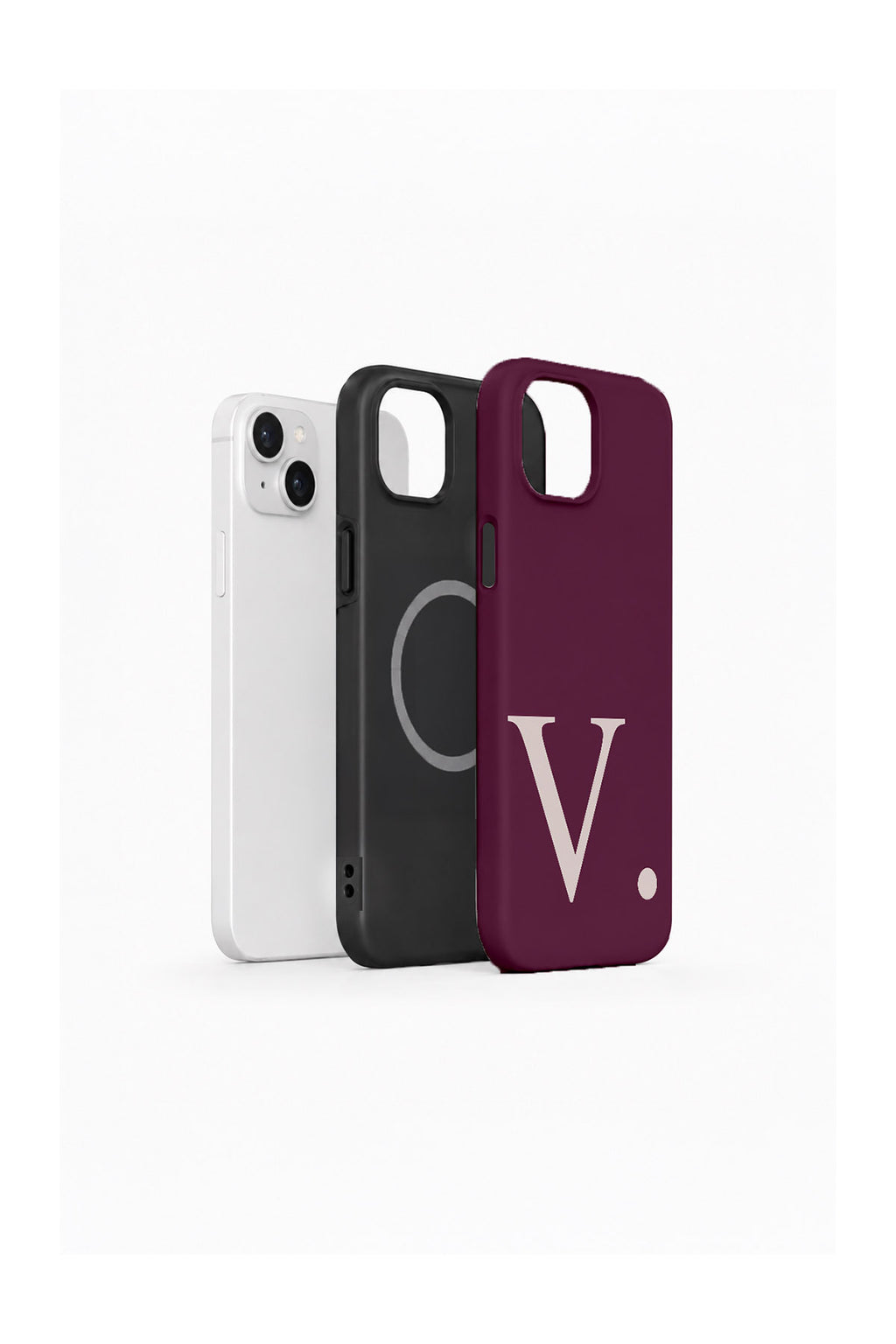 iPhone 14 Plus Vorian Wine Blush V - MagSafe Katmanlı