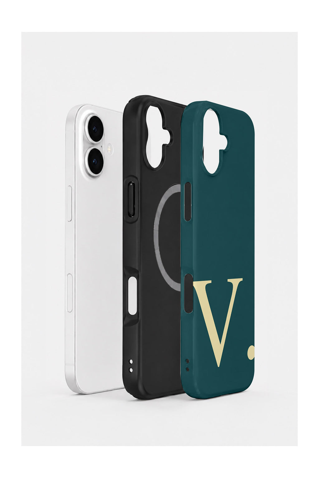 iPhone 16 Plus Vorian Petrol Cream V - MagSafe Katmanlı