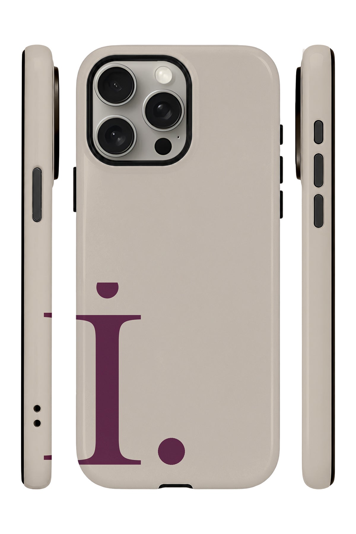 iPhone 15 Pro Vorian Greige Wine İ - Yan