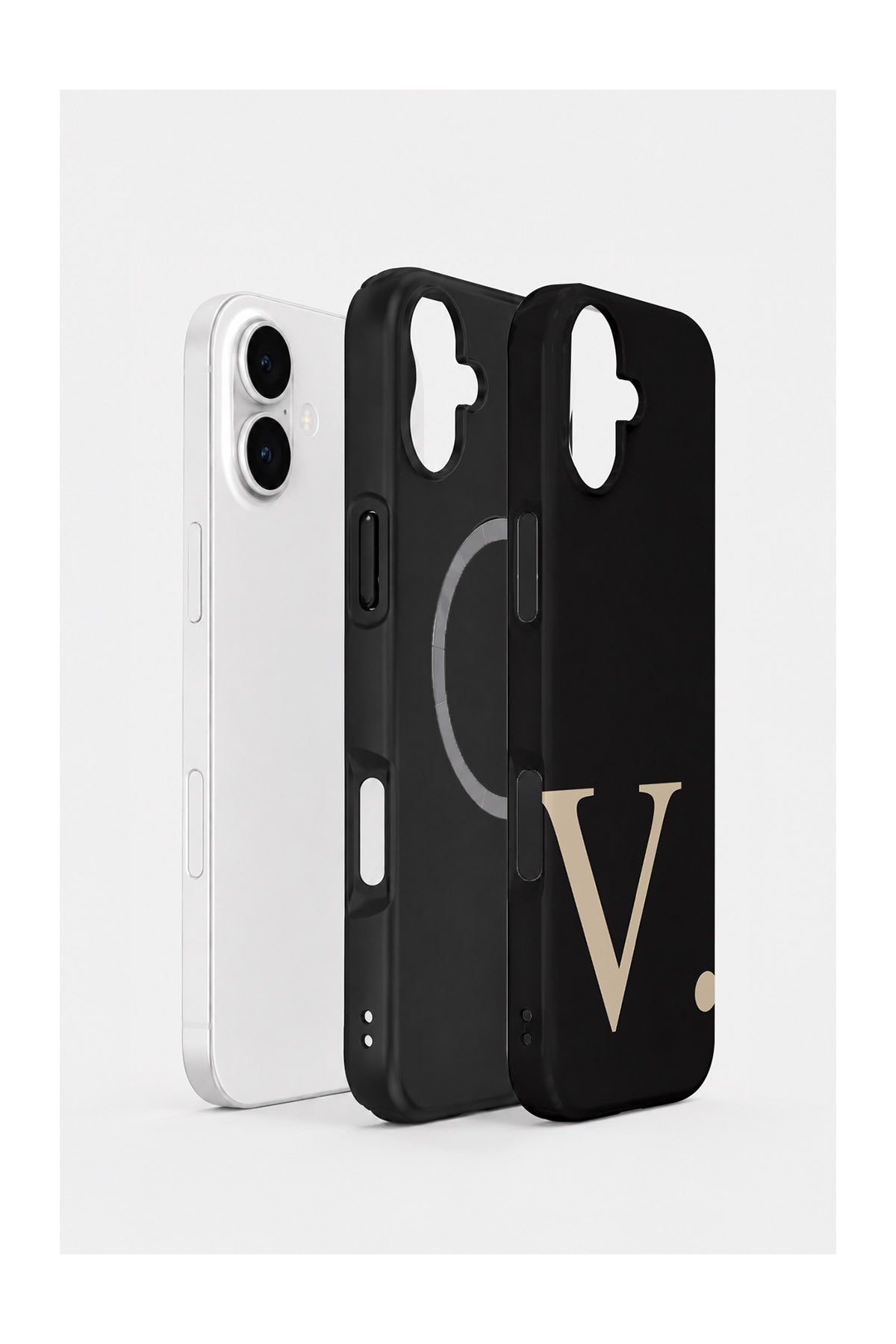 iPhone 16 Vorian Noir Beige V - MagSafe Katmanlı