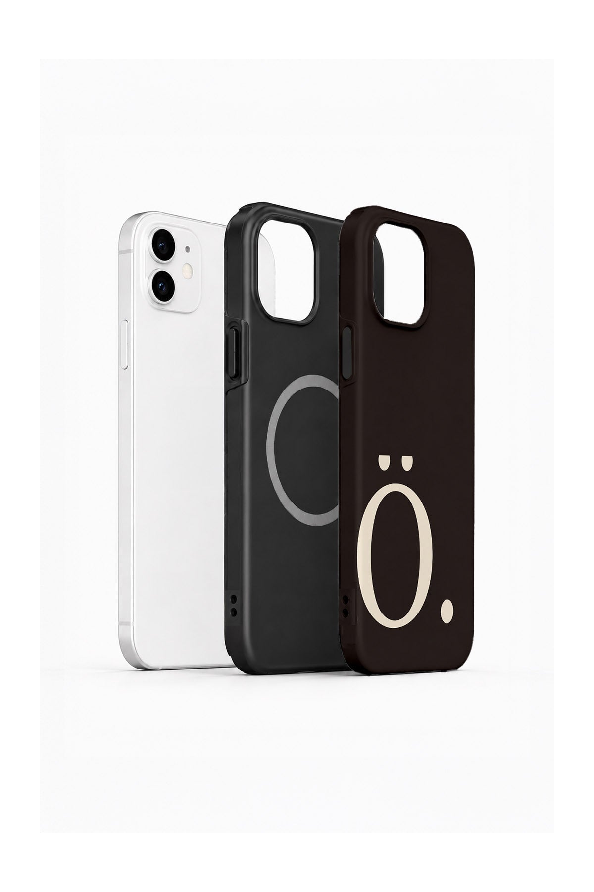 iPhone 12 Vorian Espresso Silk Ö - MagSafe Katmanlı