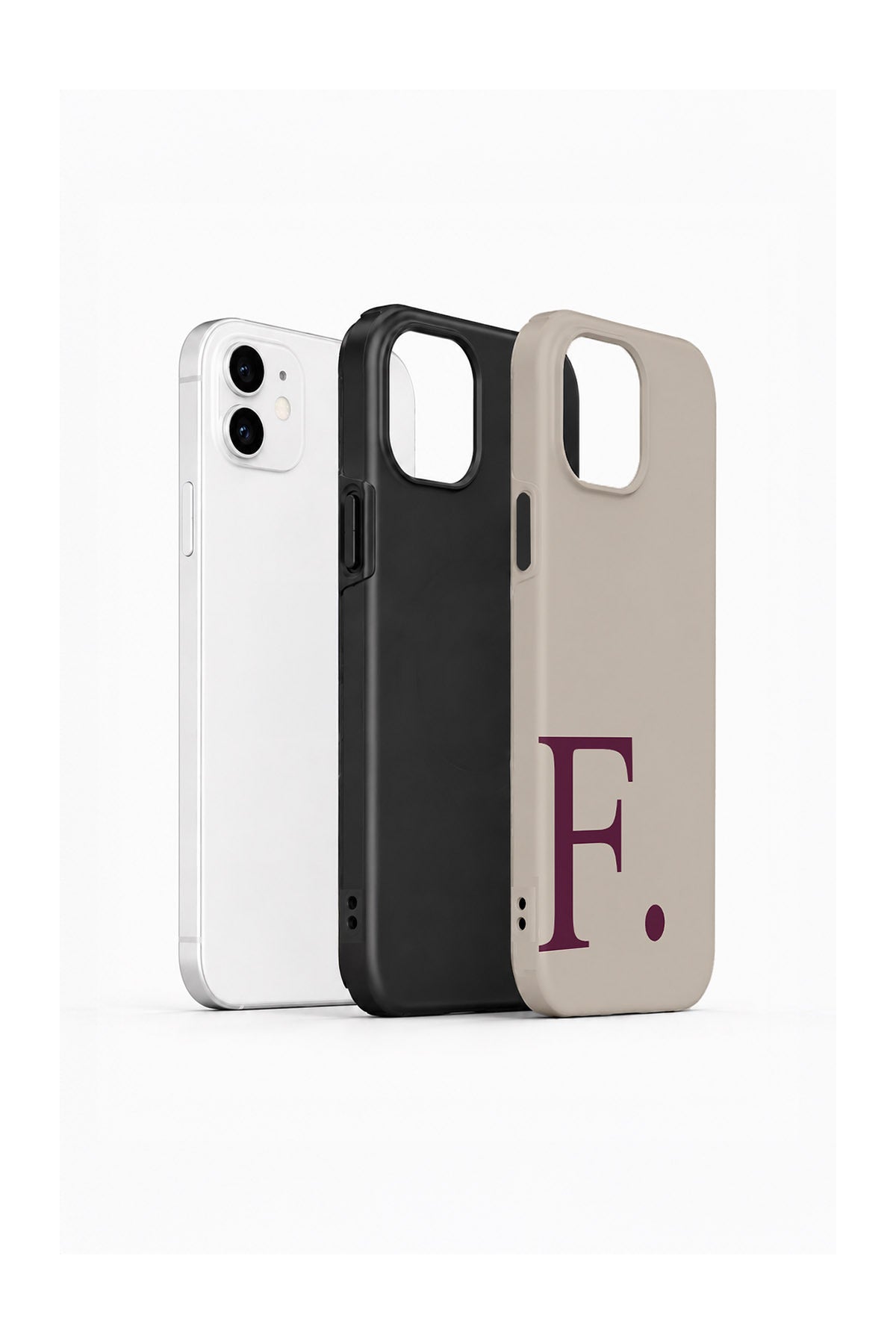 iPhone 12 Vorian Greige Wine F - Standart Katmanlı